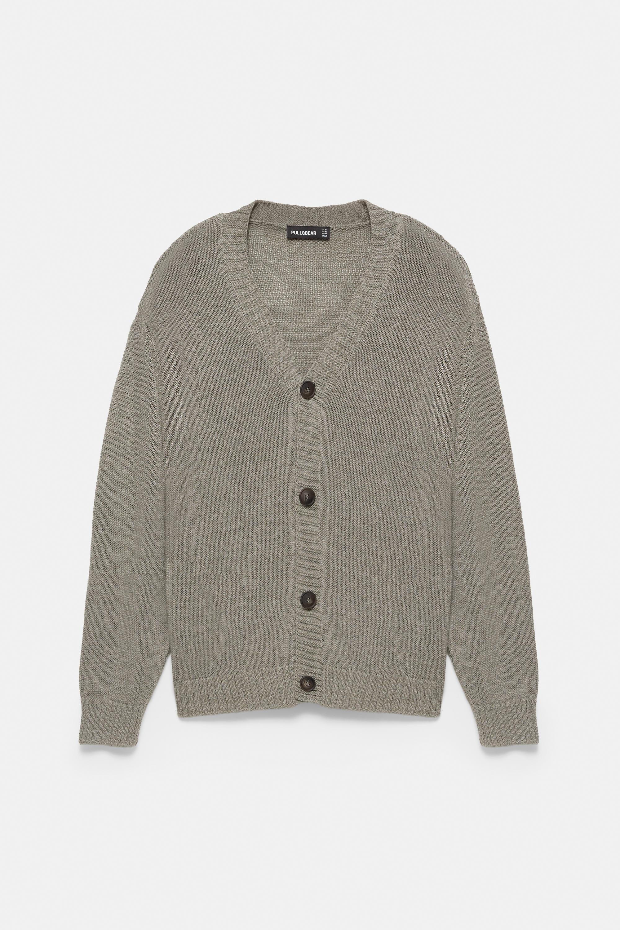 Rustic cardigan — Taupe