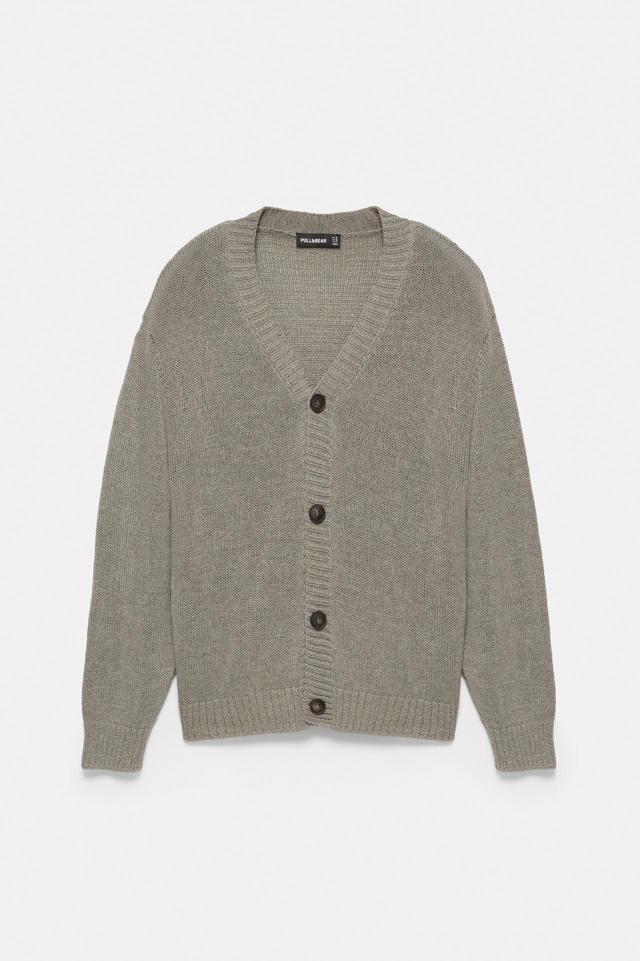 Rustic cardigan — Taupe