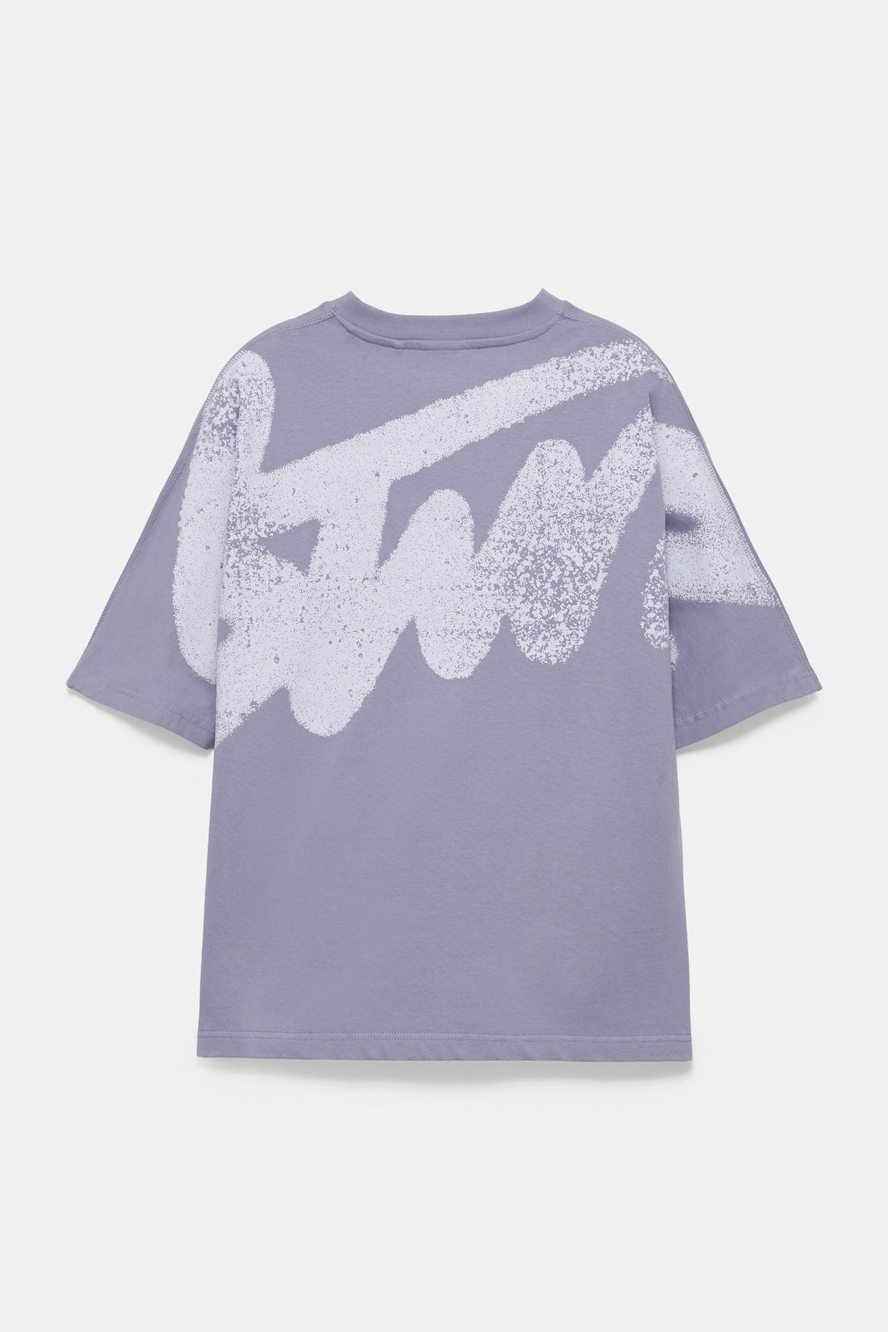STWD graffiti logo T-shirt — Yale blue