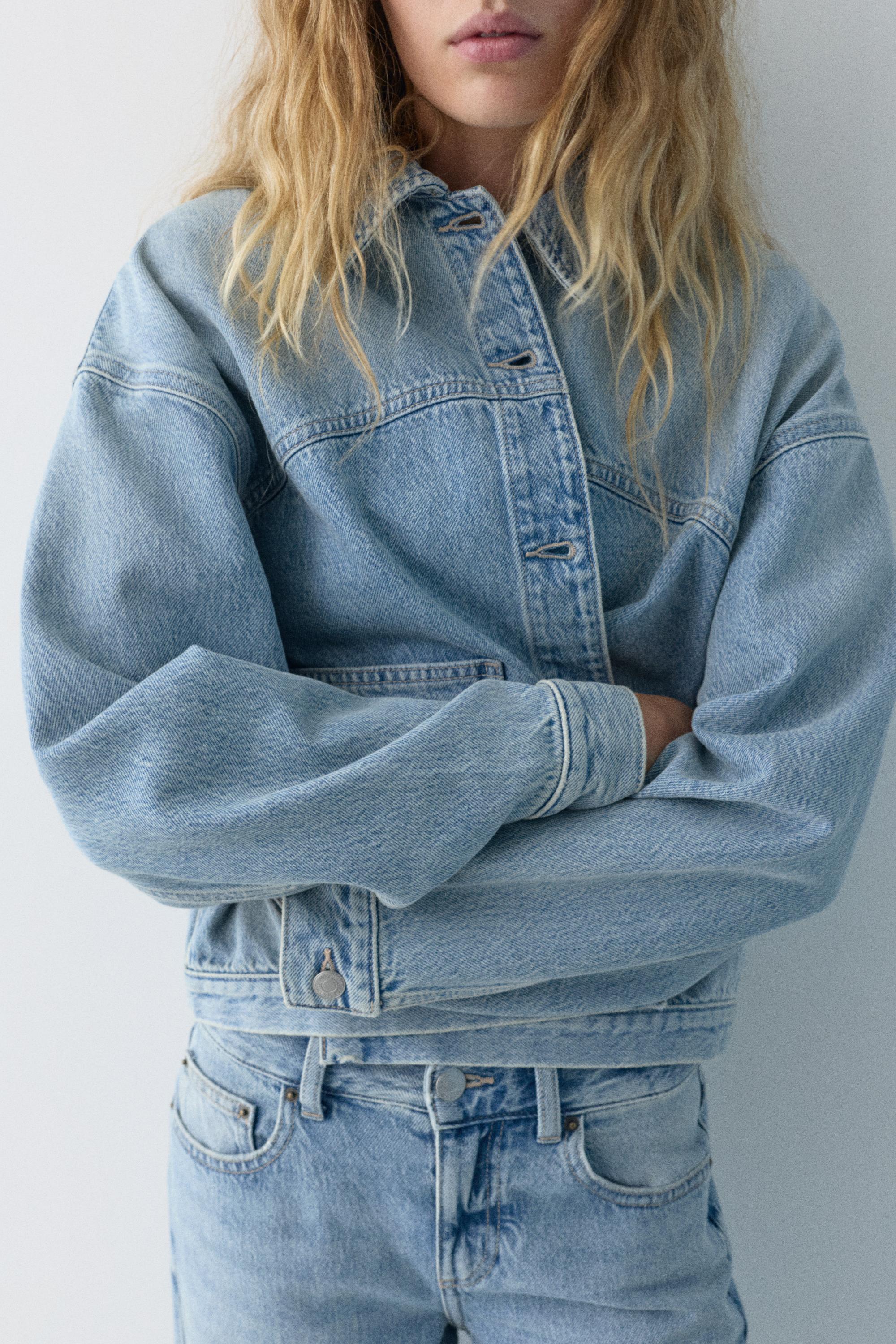 Boxy denim overshirt