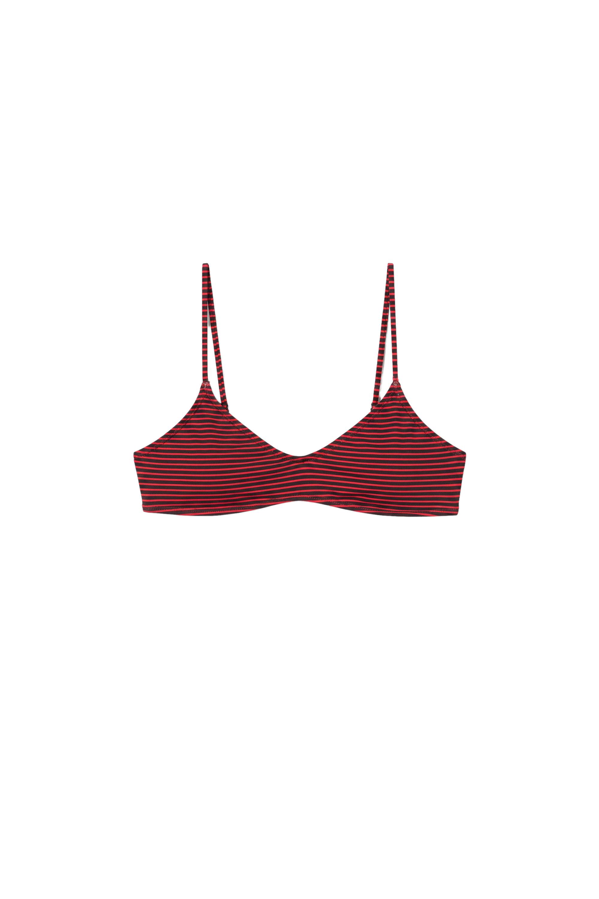 Pull&Bear Çizgili bikini üstü