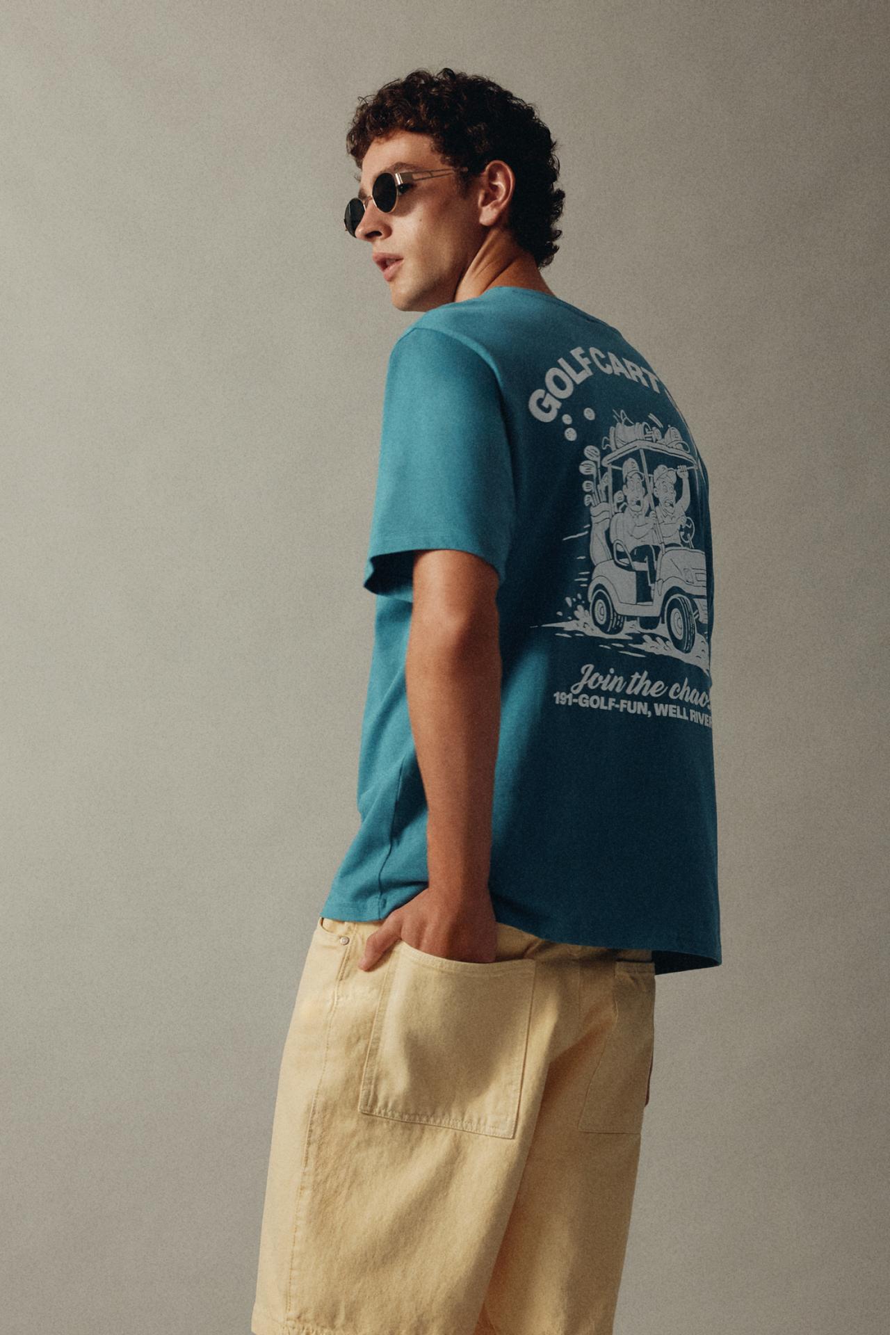 Golf Cart Club T-shirt — Green