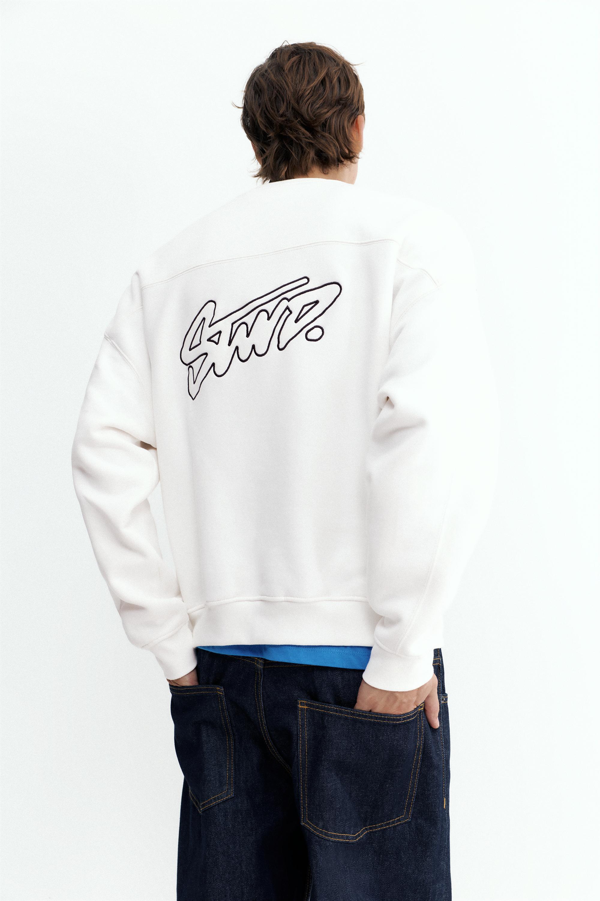 STWD boxy sweatshirt — Off white