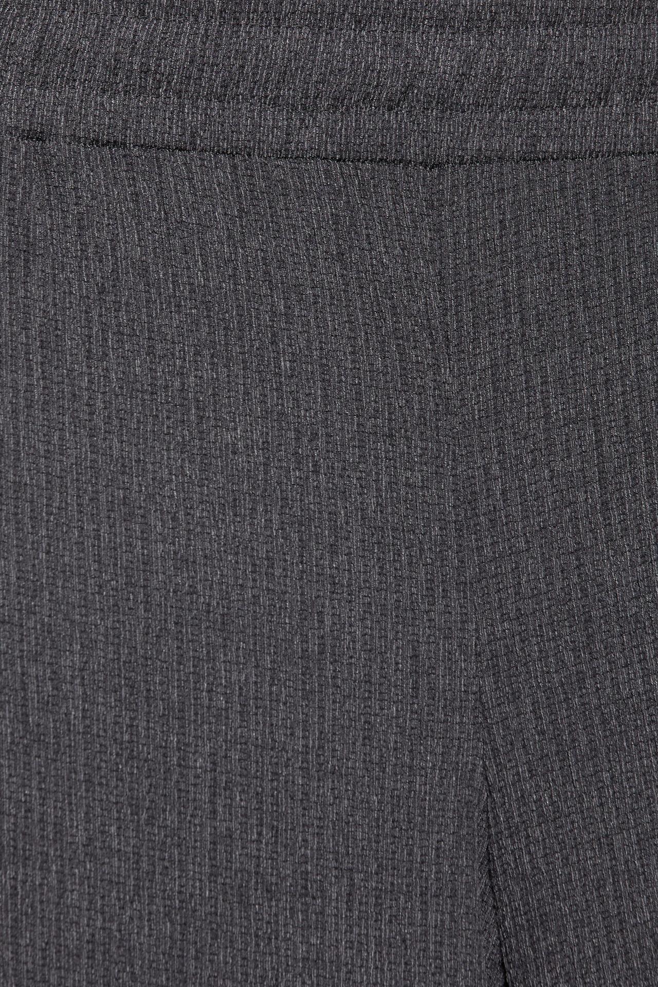 Wide-leg crepe trousers — Anthracite grey