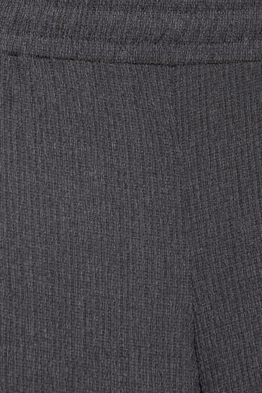 Wide-leg crepe trousers — Anthracite grey 7