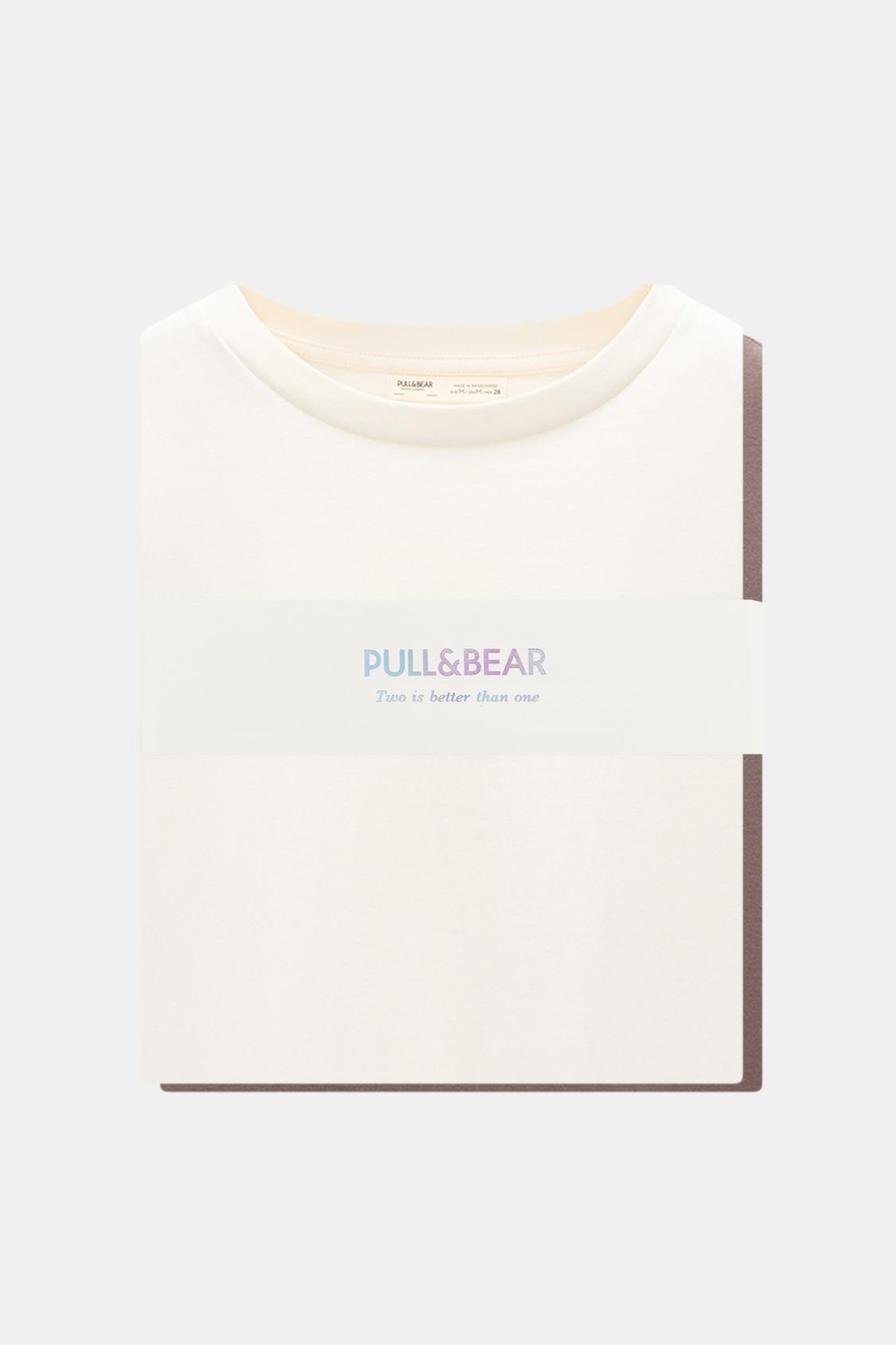 Camiseta Oversize Camisetas Cortas Pull And Bear Camisetas