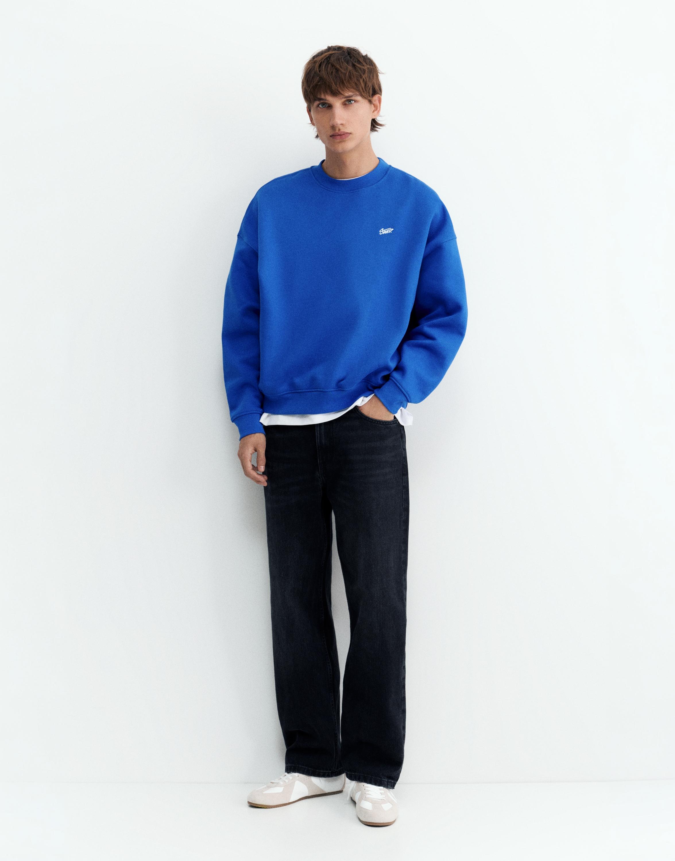 STWD boxy sweatshirt — Deep blue