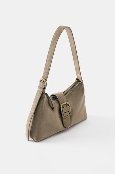 Buckle shoulder bag — Taupe 2