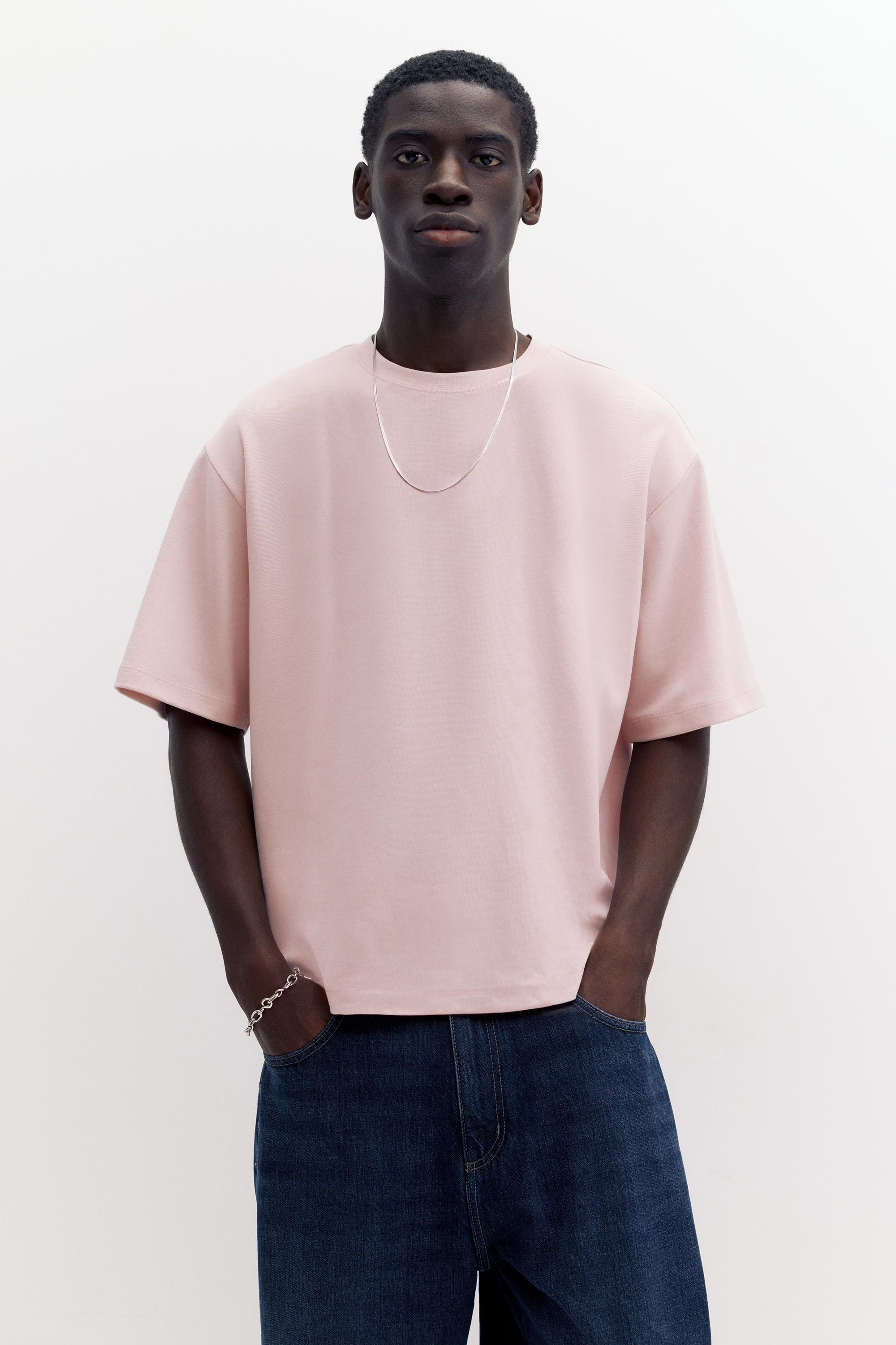 Boxy T-shirt — Pink