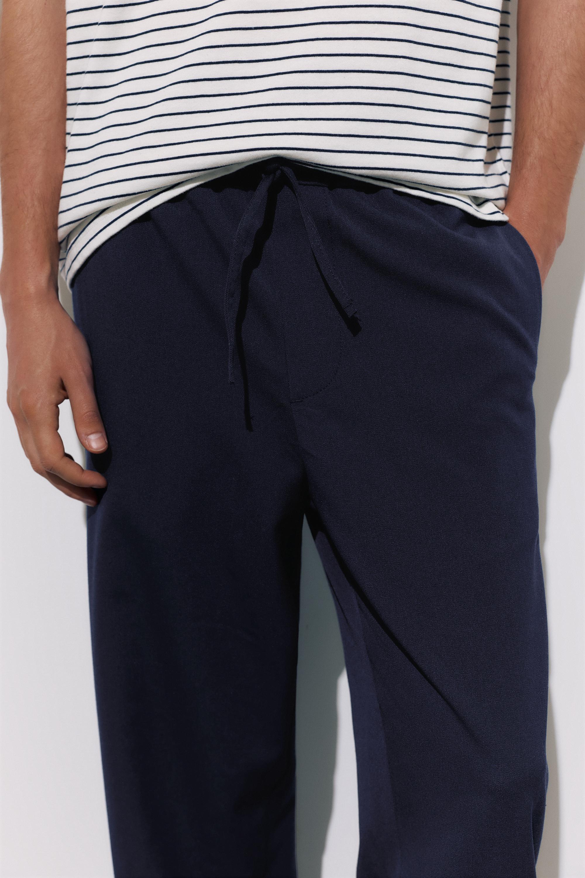 Tailored fit joggers — Navy