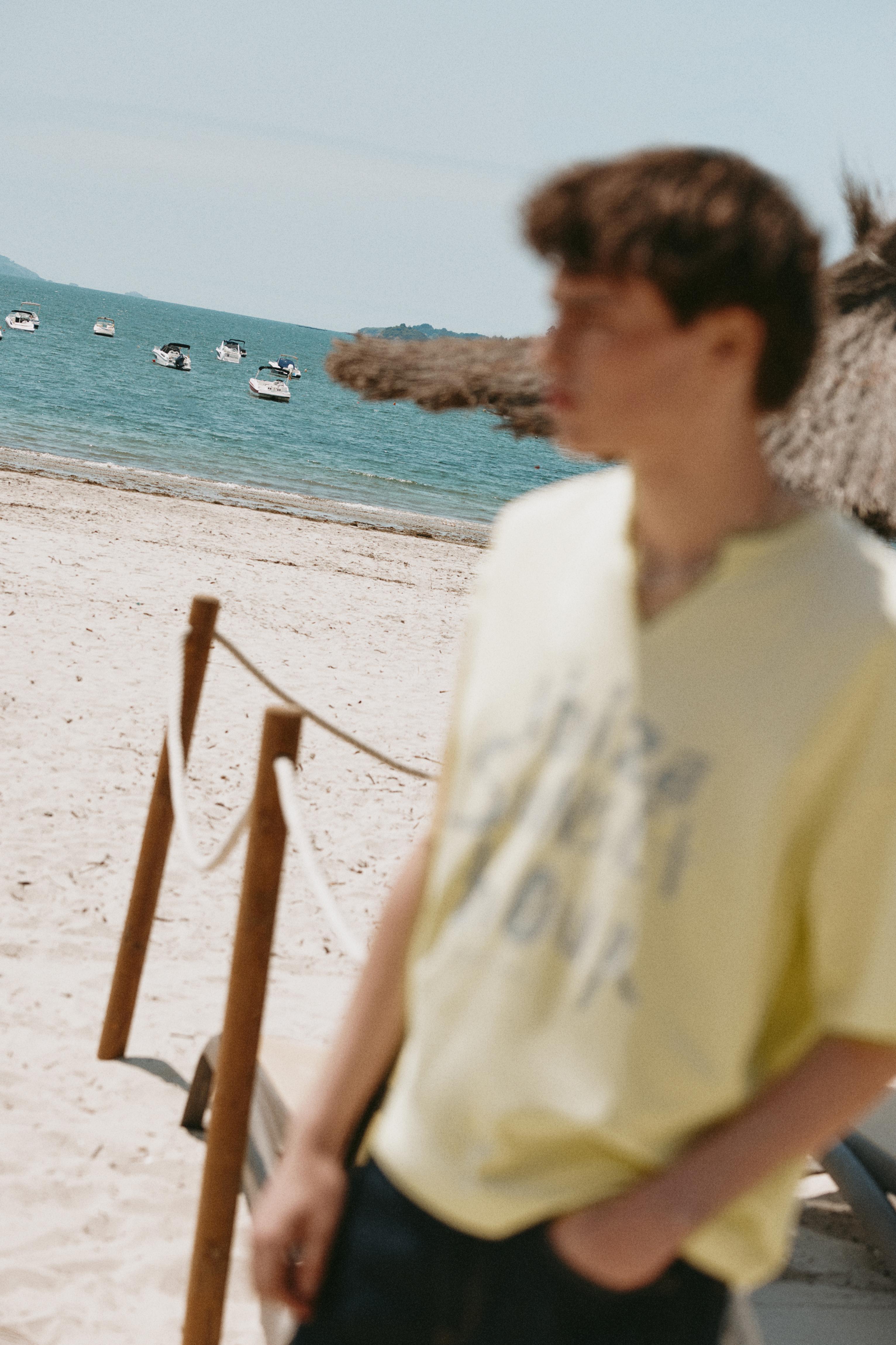 Ibiza Sunset Hour T-shirt — Yellow