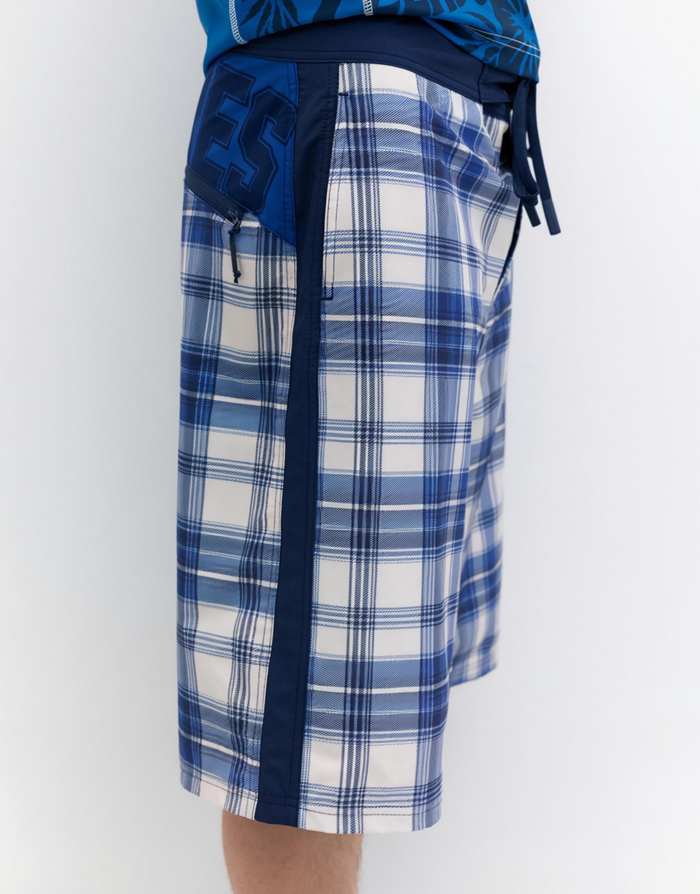 Pleasures x STWD swim shorts — Blue