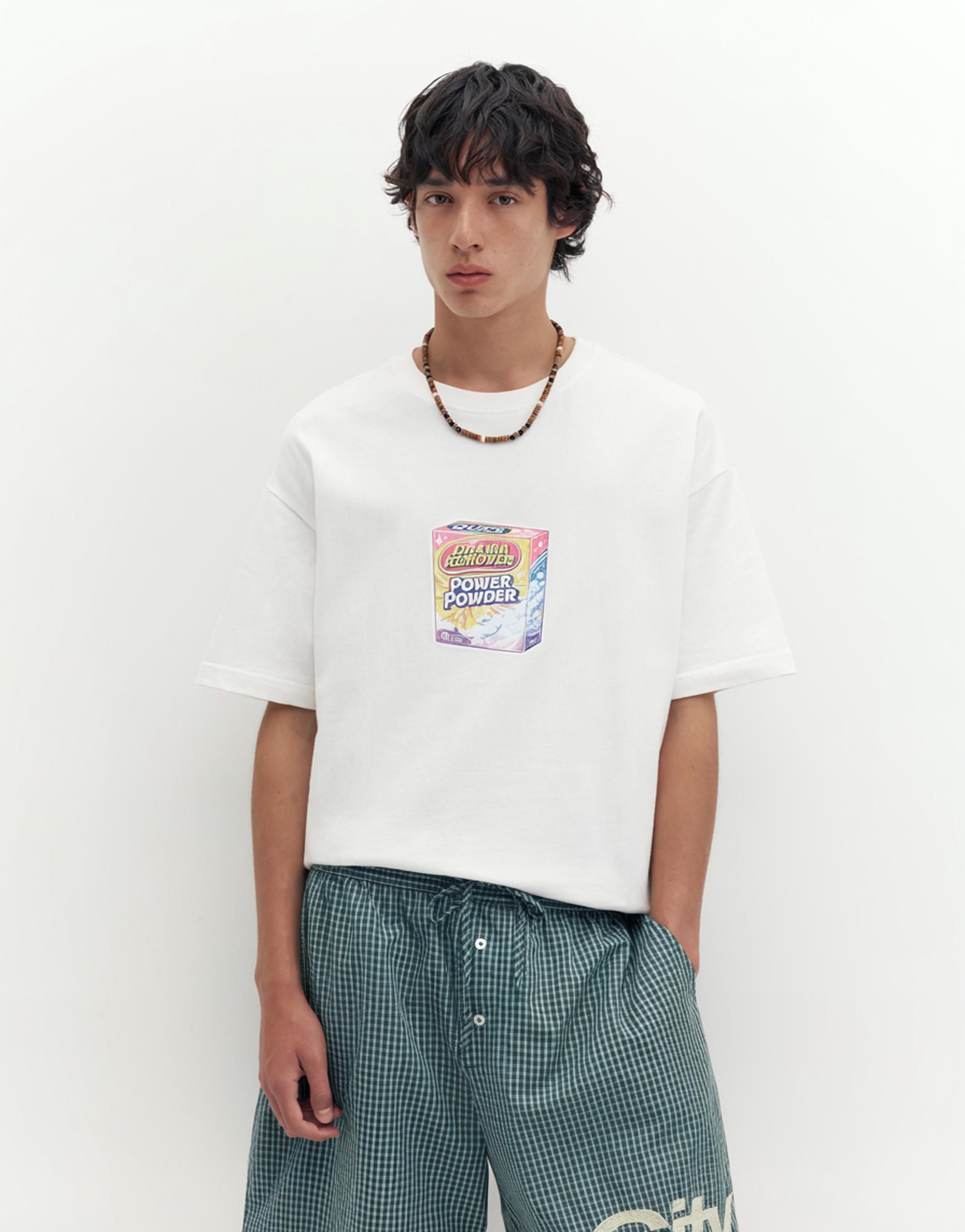 STWD detergent graphic T-shirt — White
