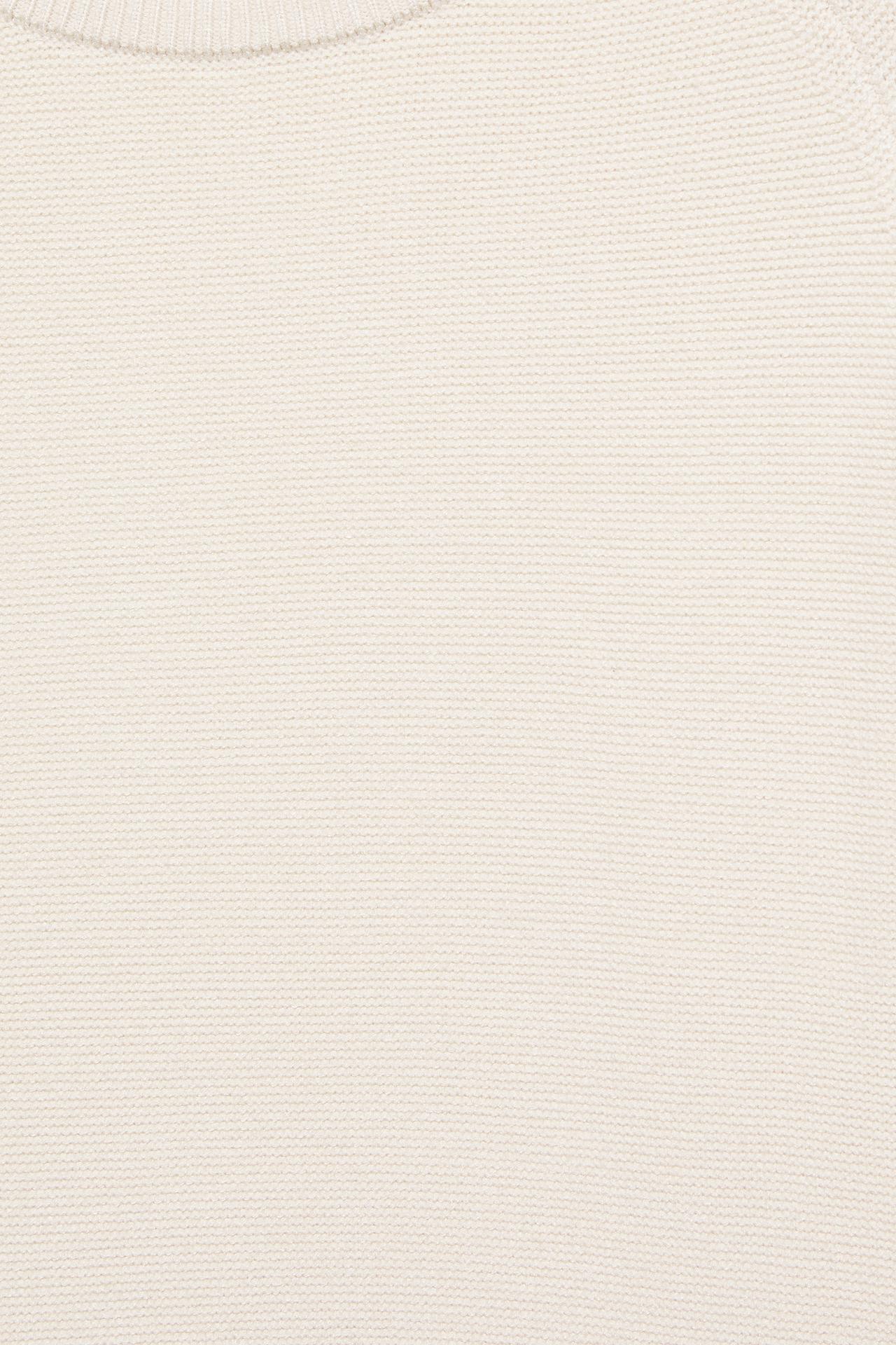 Raglan sleeve knit jumper — Off white
