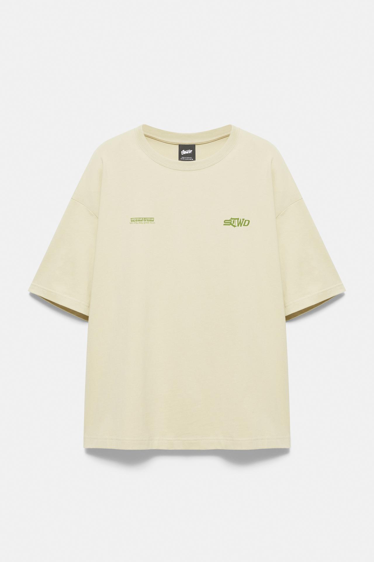 STWD graphic T-shirt — Ecru