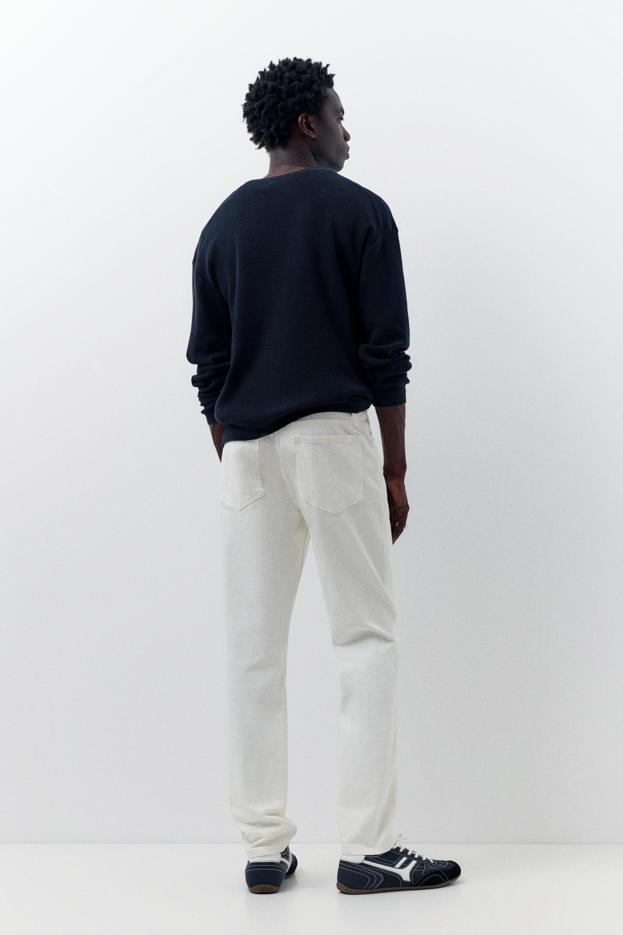 Slim fit jeans — Off white