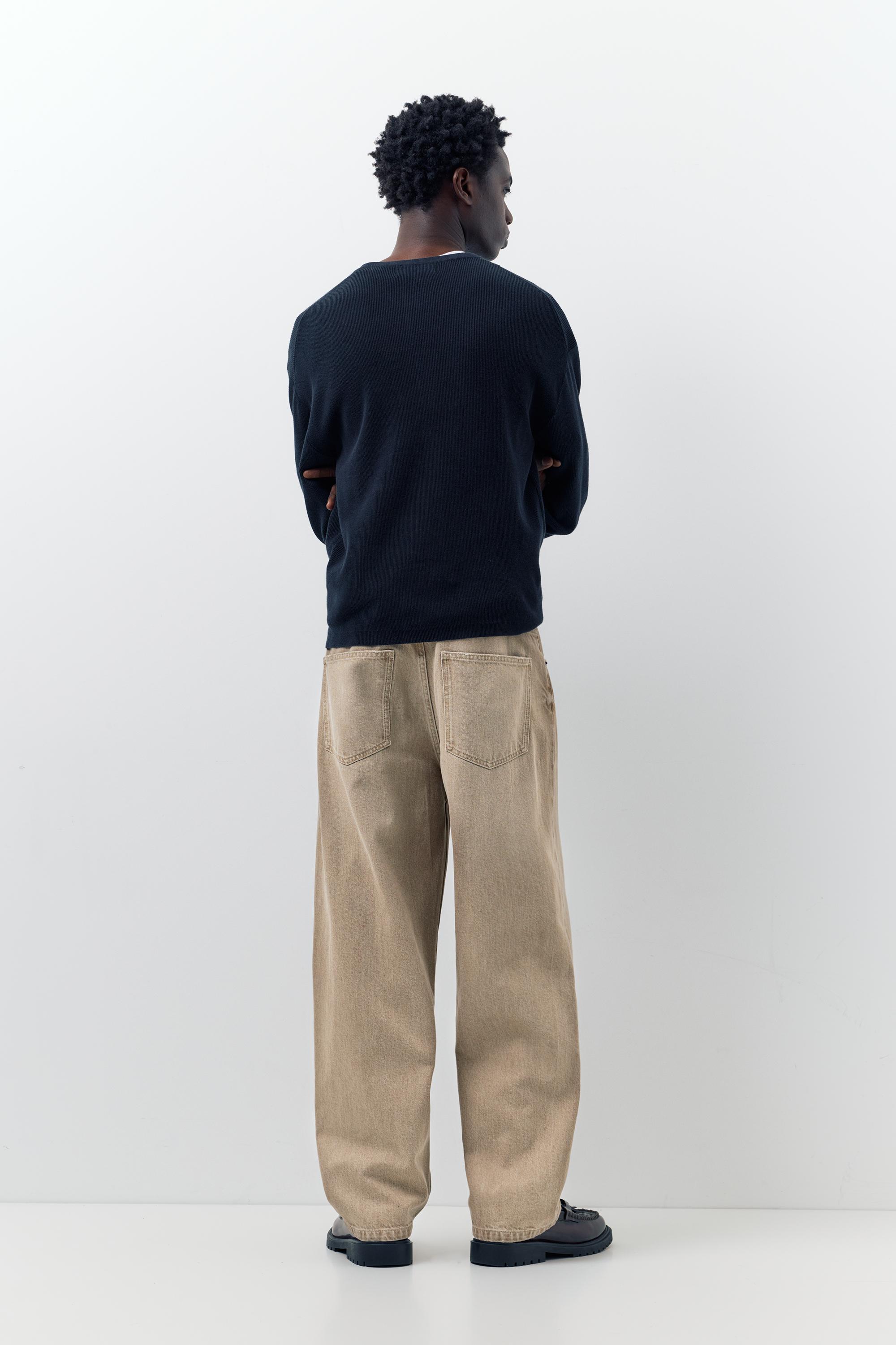 Baggy jeans — Medium ecru