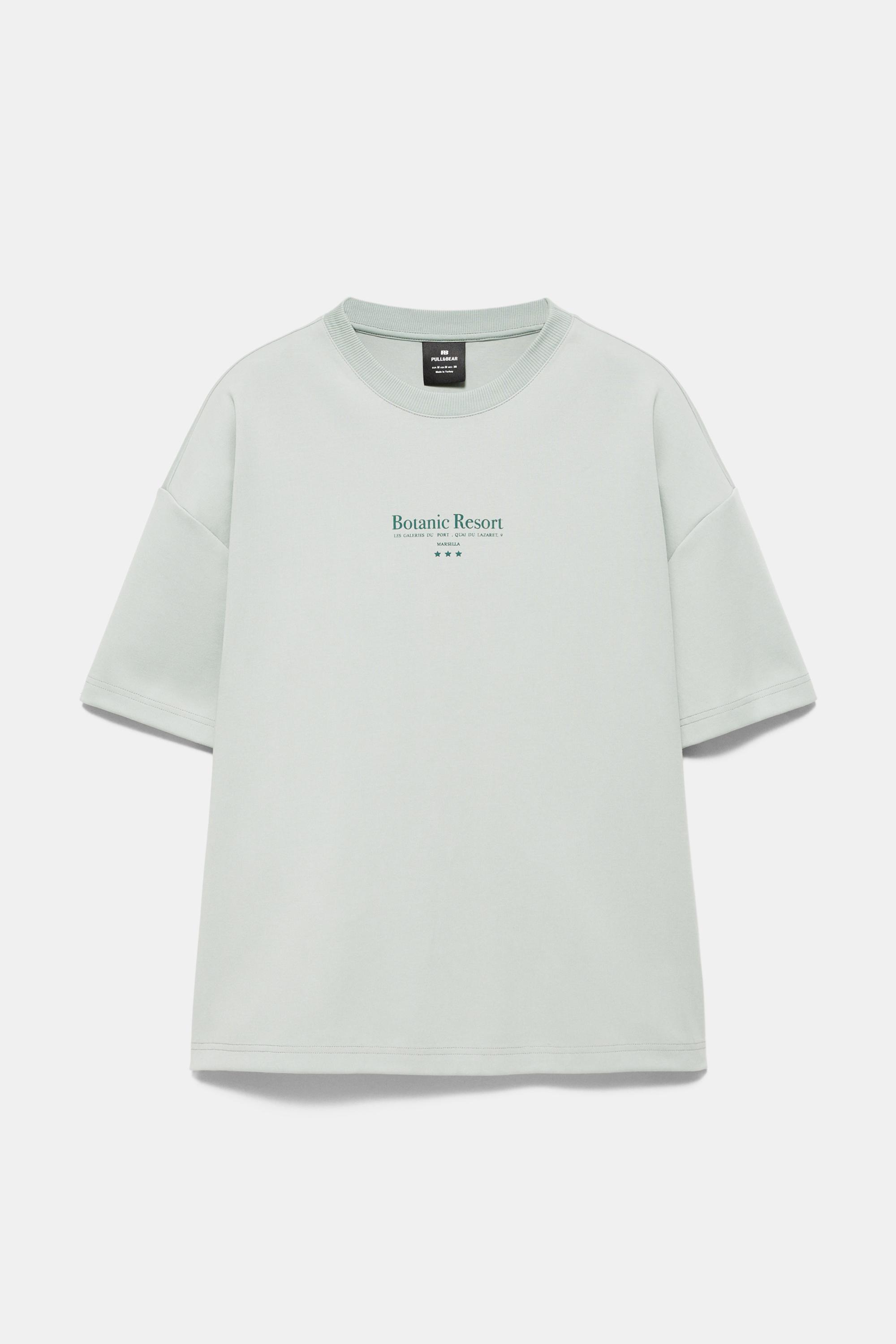 Kısa kollu grafik baskılı sweatshirt