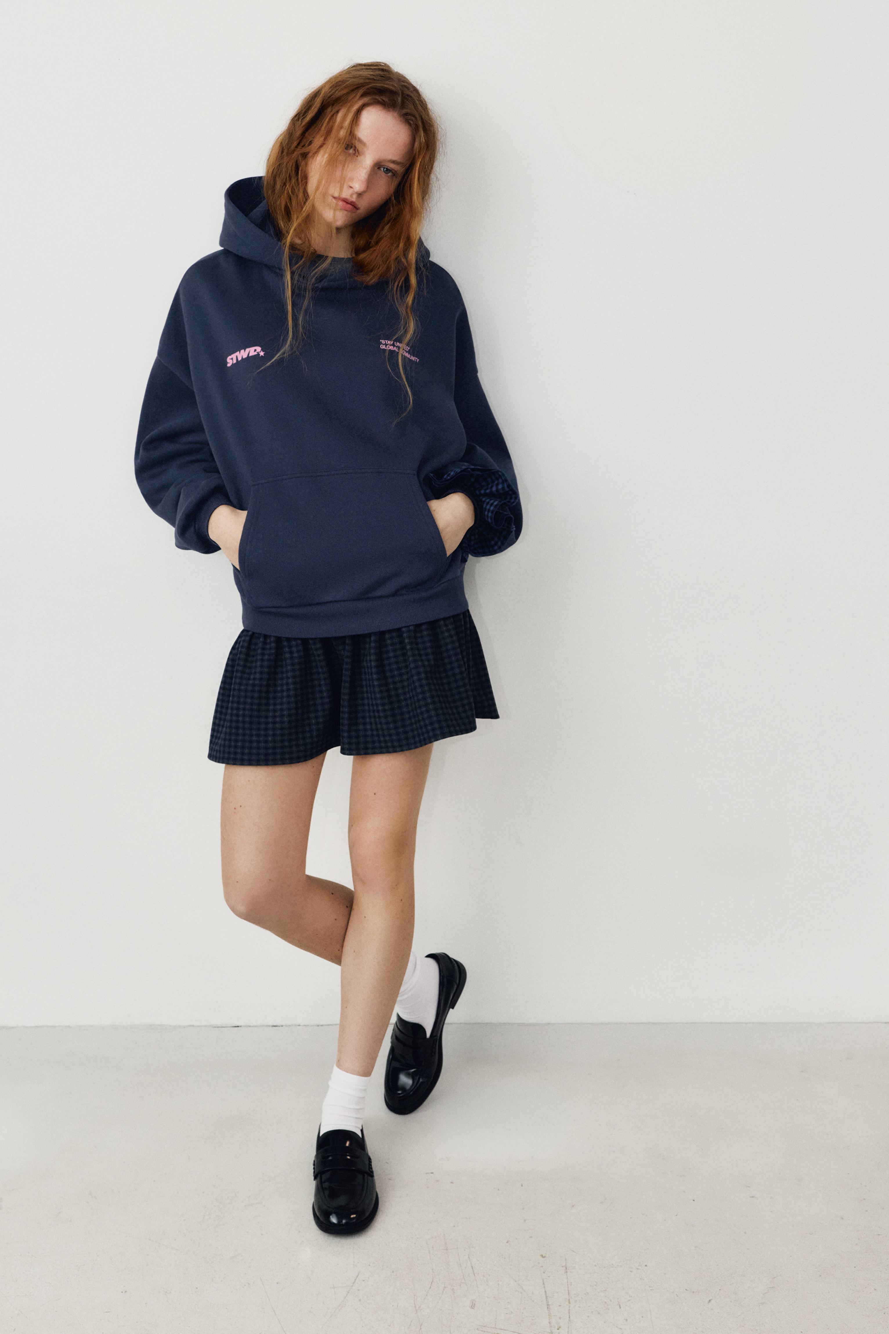 Kapüşonlu STWD yıldız sweatshirt - Görsel 16