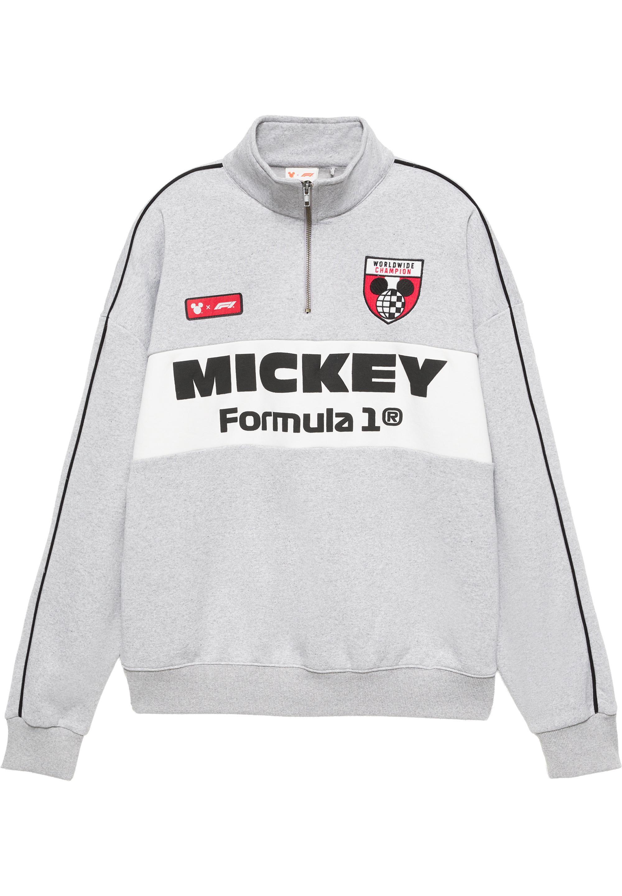 Pull&Bear Disney x F1 fermuarlı yaka sweatshirt görsel 3