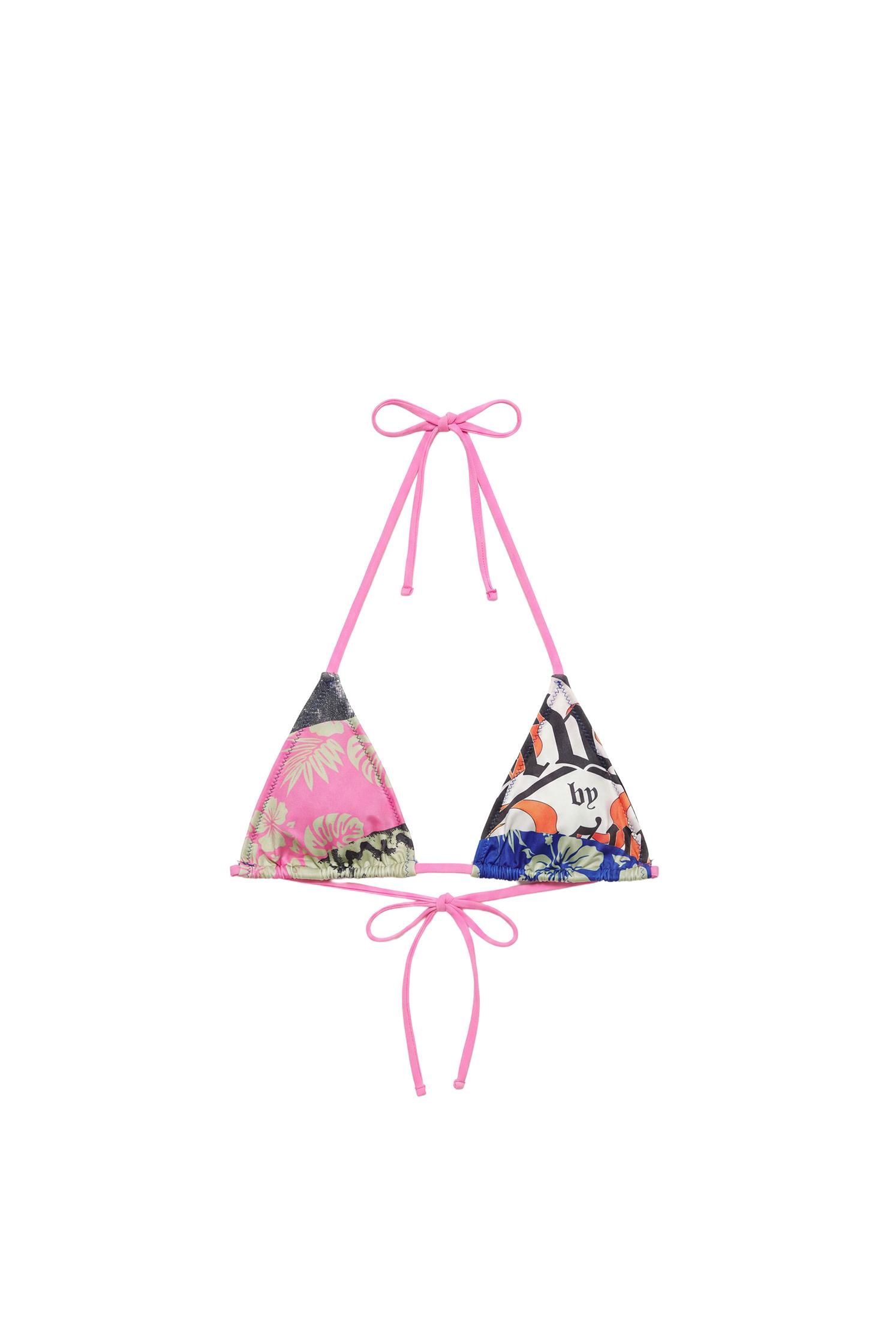 Pleasures x STWD triangle bikini top — Pink