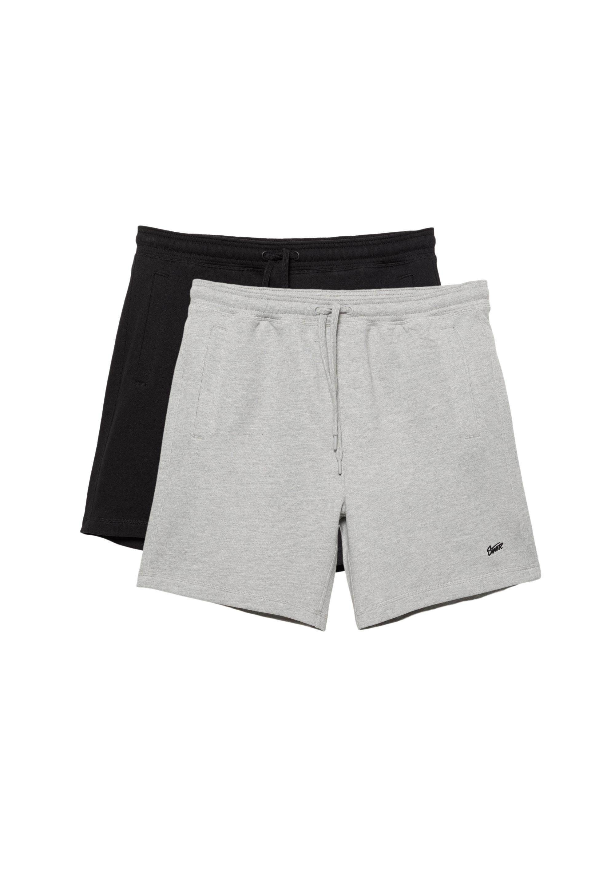 2-pack of STWD Bermuda short sweatpants — Black
