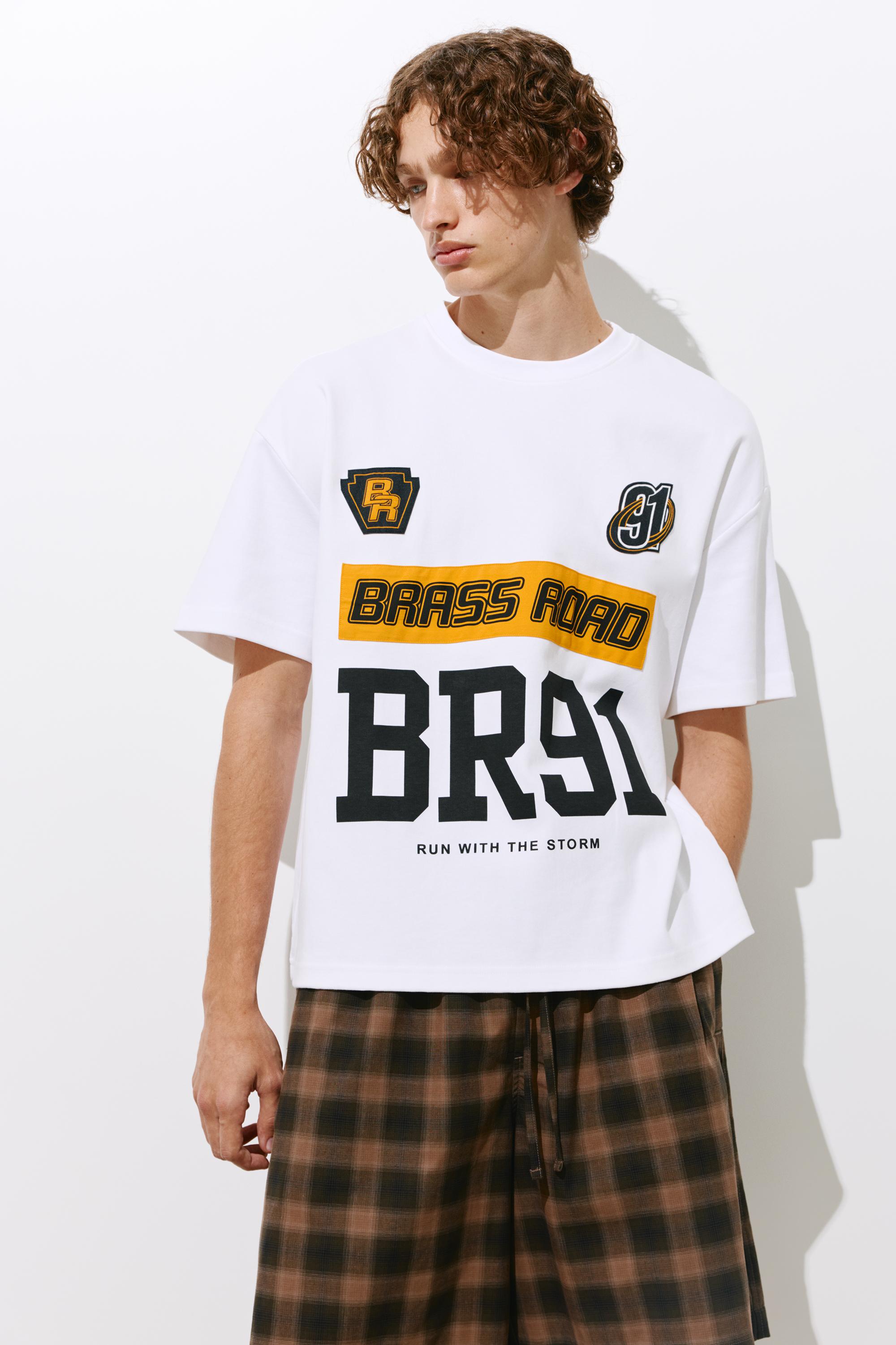 T-Shirt Boxy Brass Road