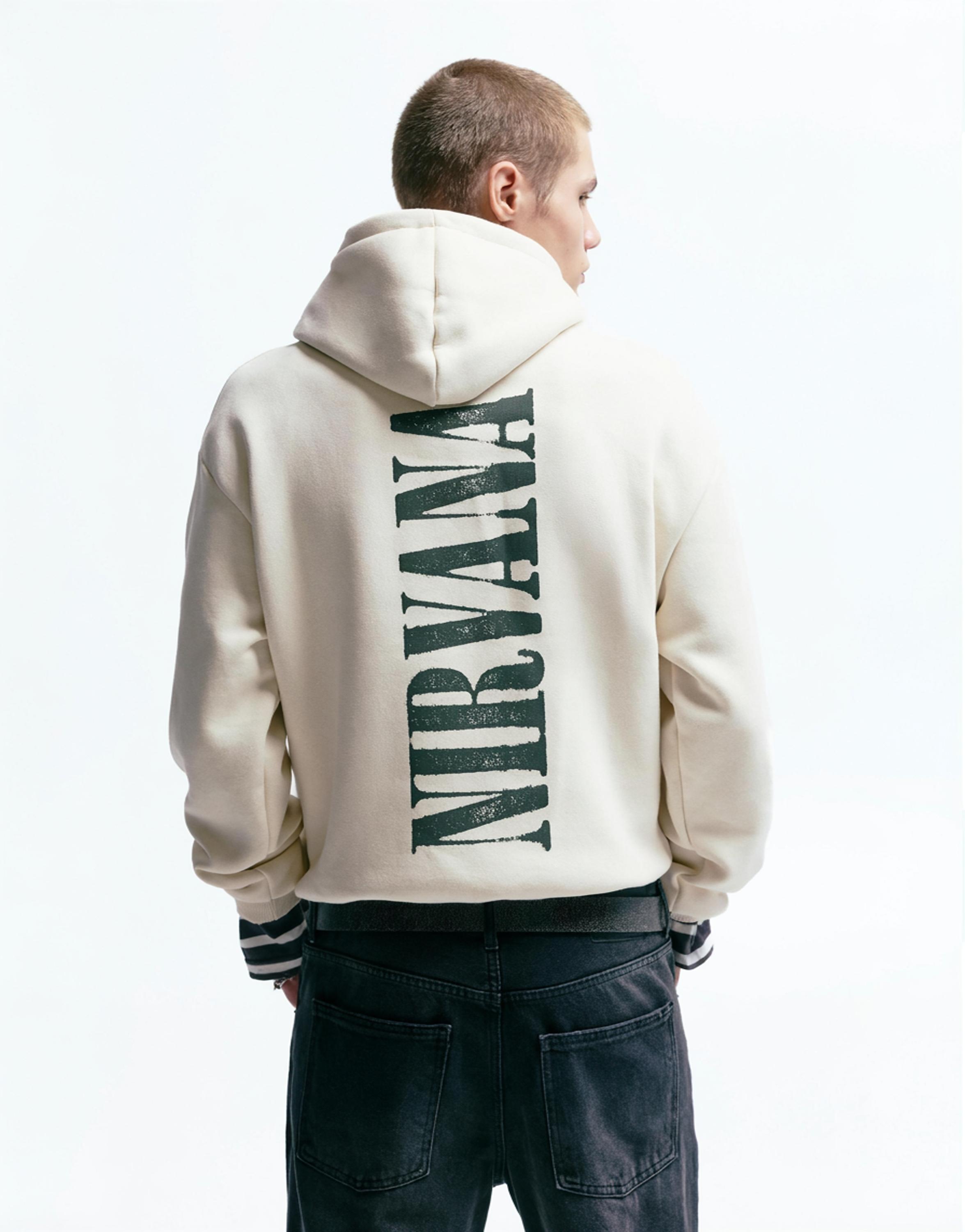 Nirvana hoodie — Off white