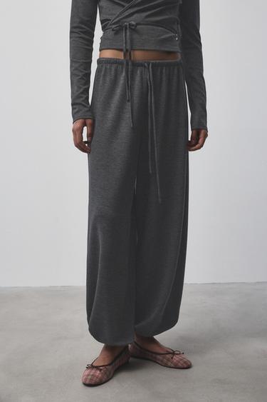 Fluid sarouel trousers — Anthracite grey 3