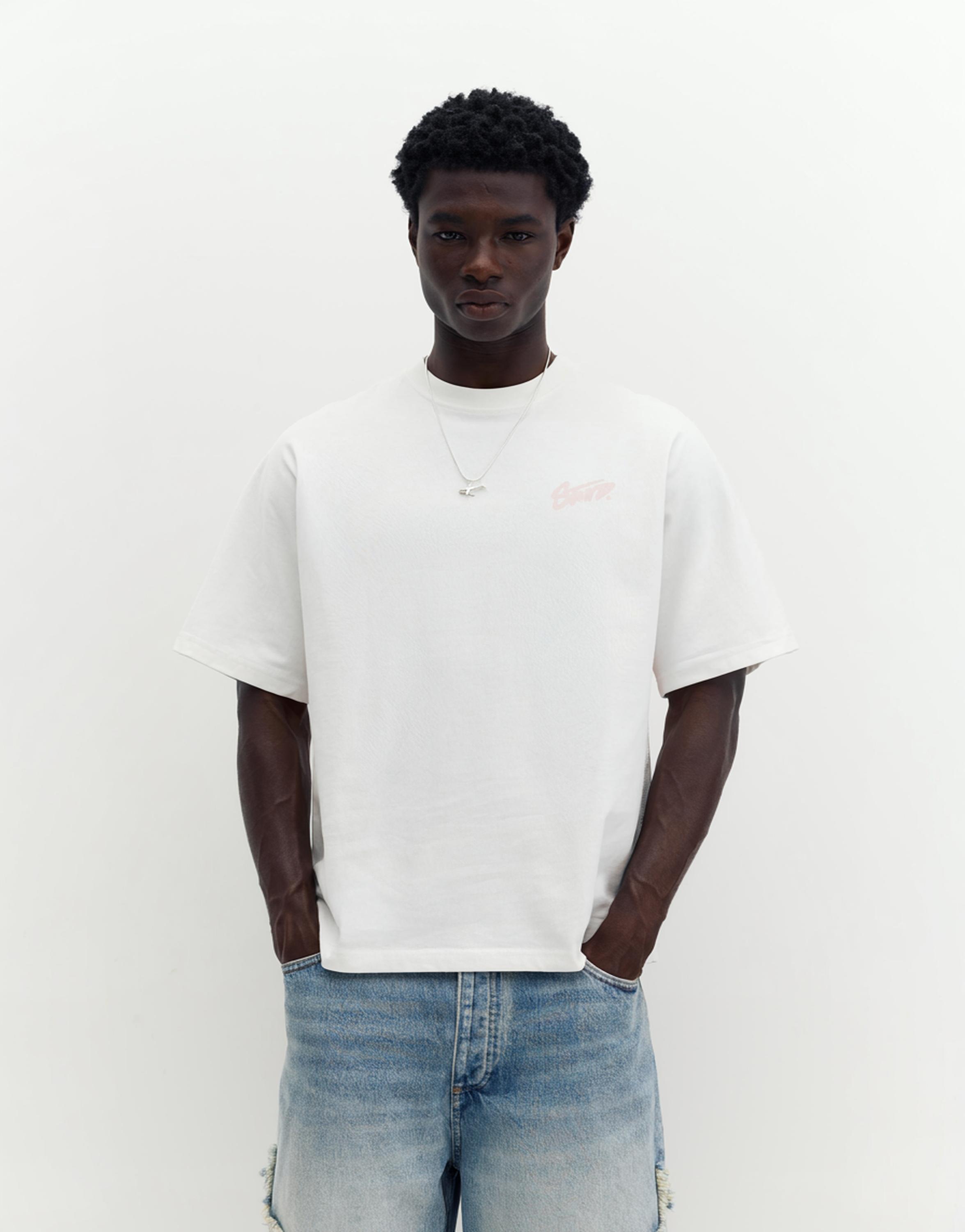 STWD graffiti logo T-shirt — Off white