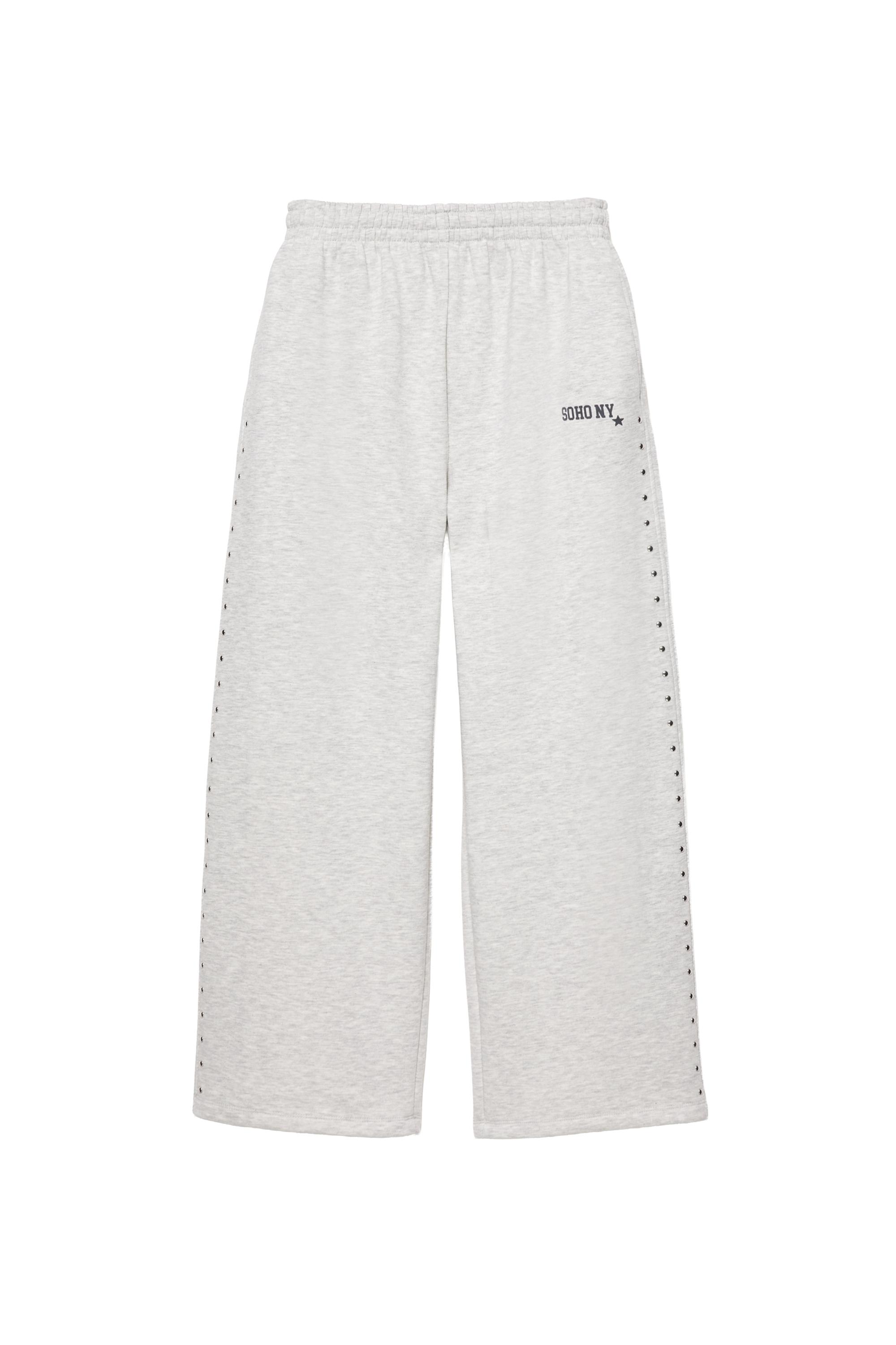 Pull&Bear Zımba detaylı jogger pantolon görsel 4