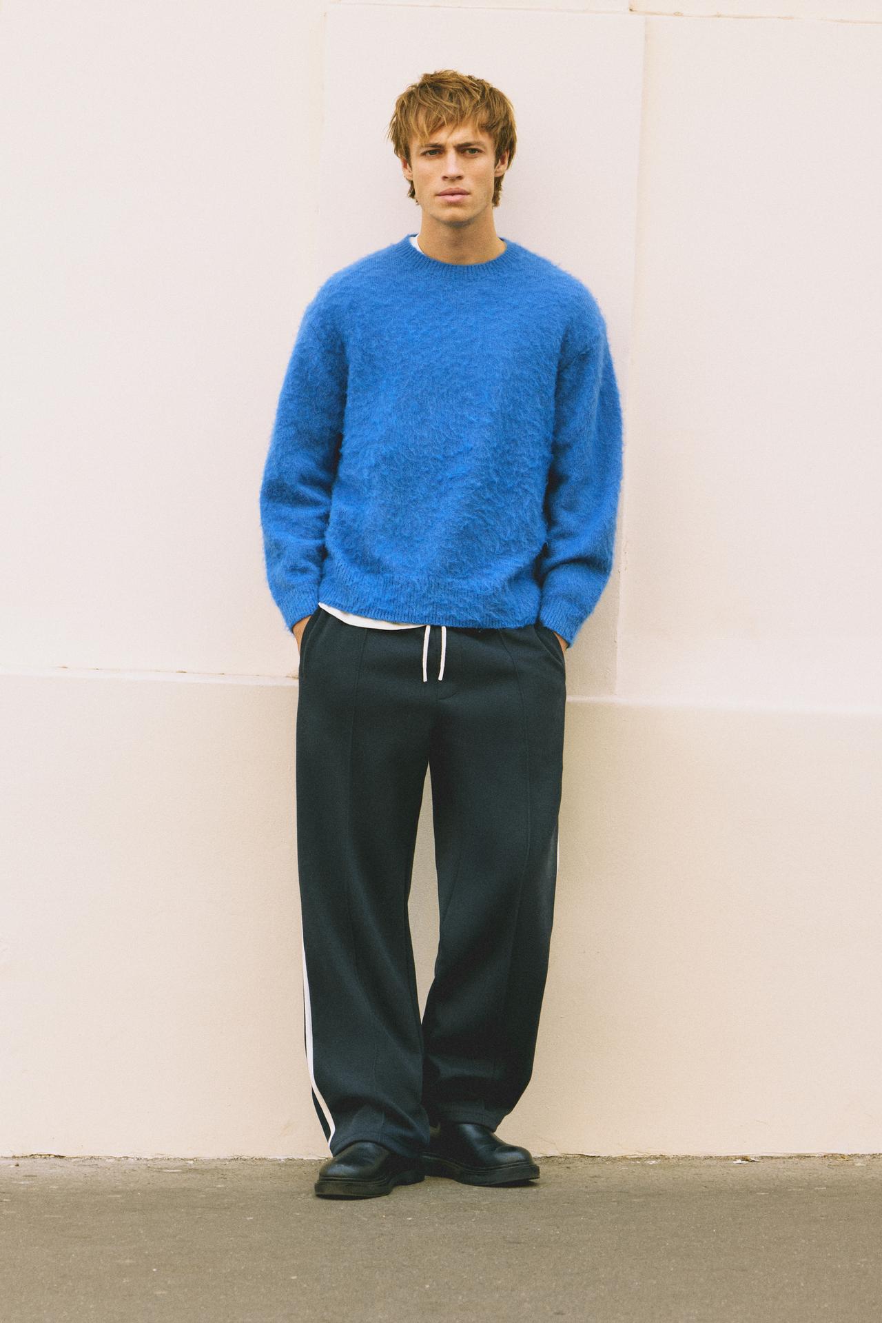 Soft-touch jumper — Blue