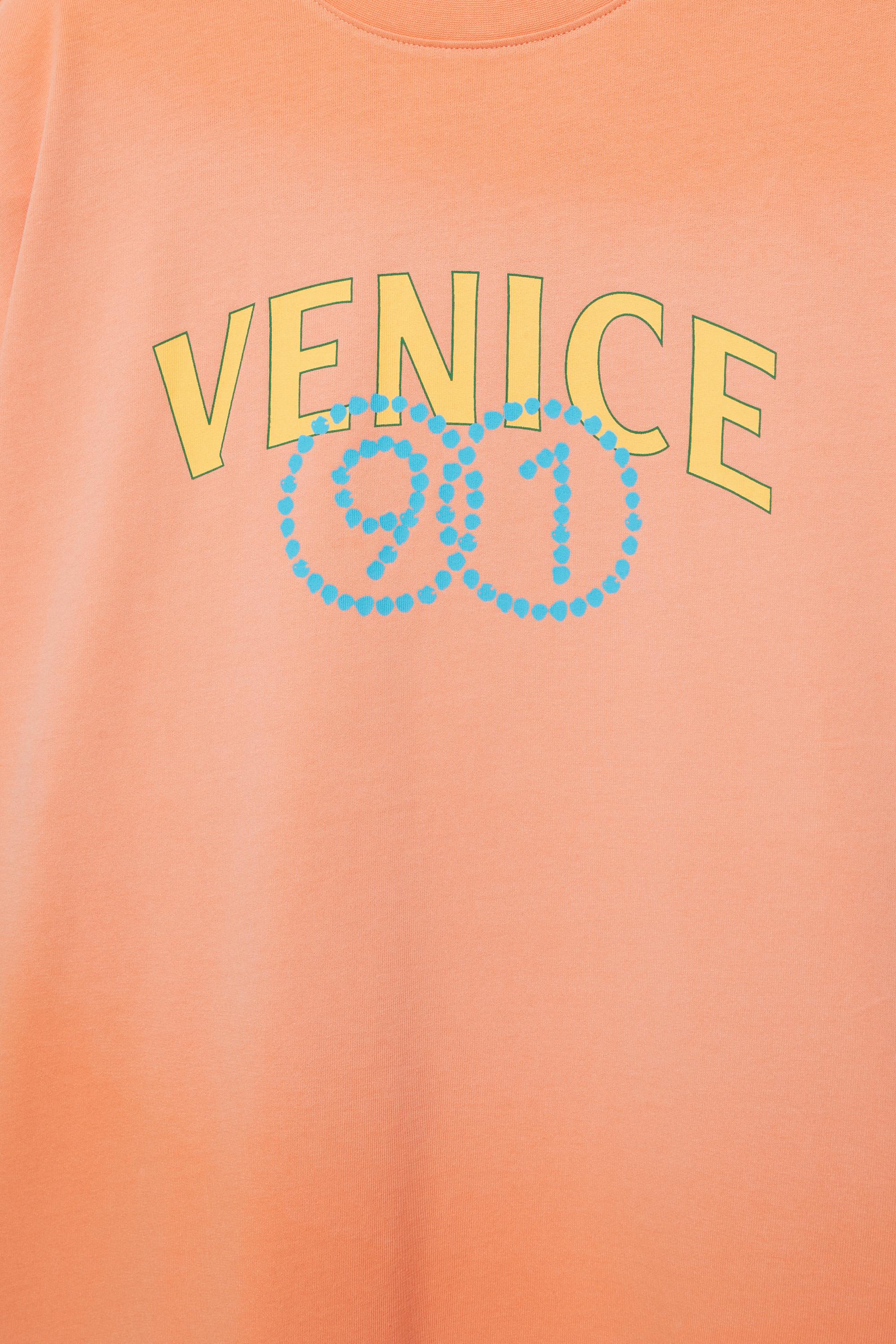 Venice grafikli t-shirt - Görsel 2