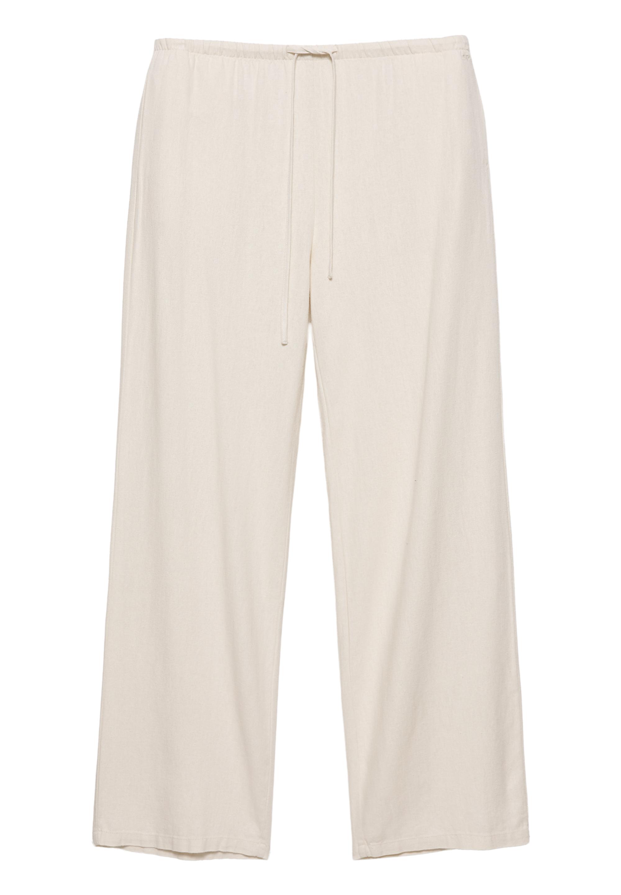 Linen blend joggers — Sand