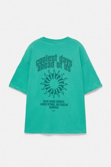 STWD sun graphic T-shirt — Turquoise 7