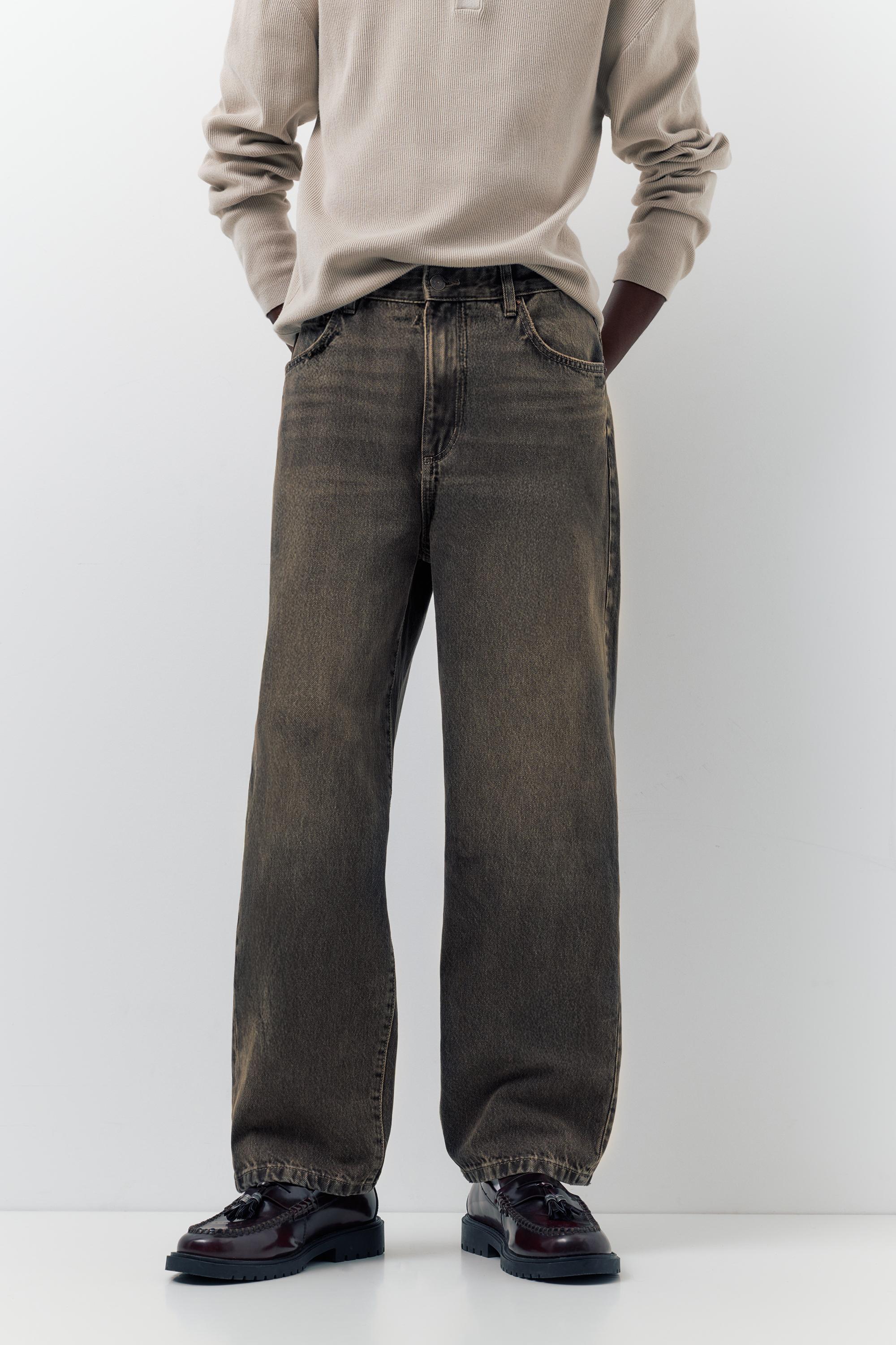 Baggy jeans — Black/Gold
