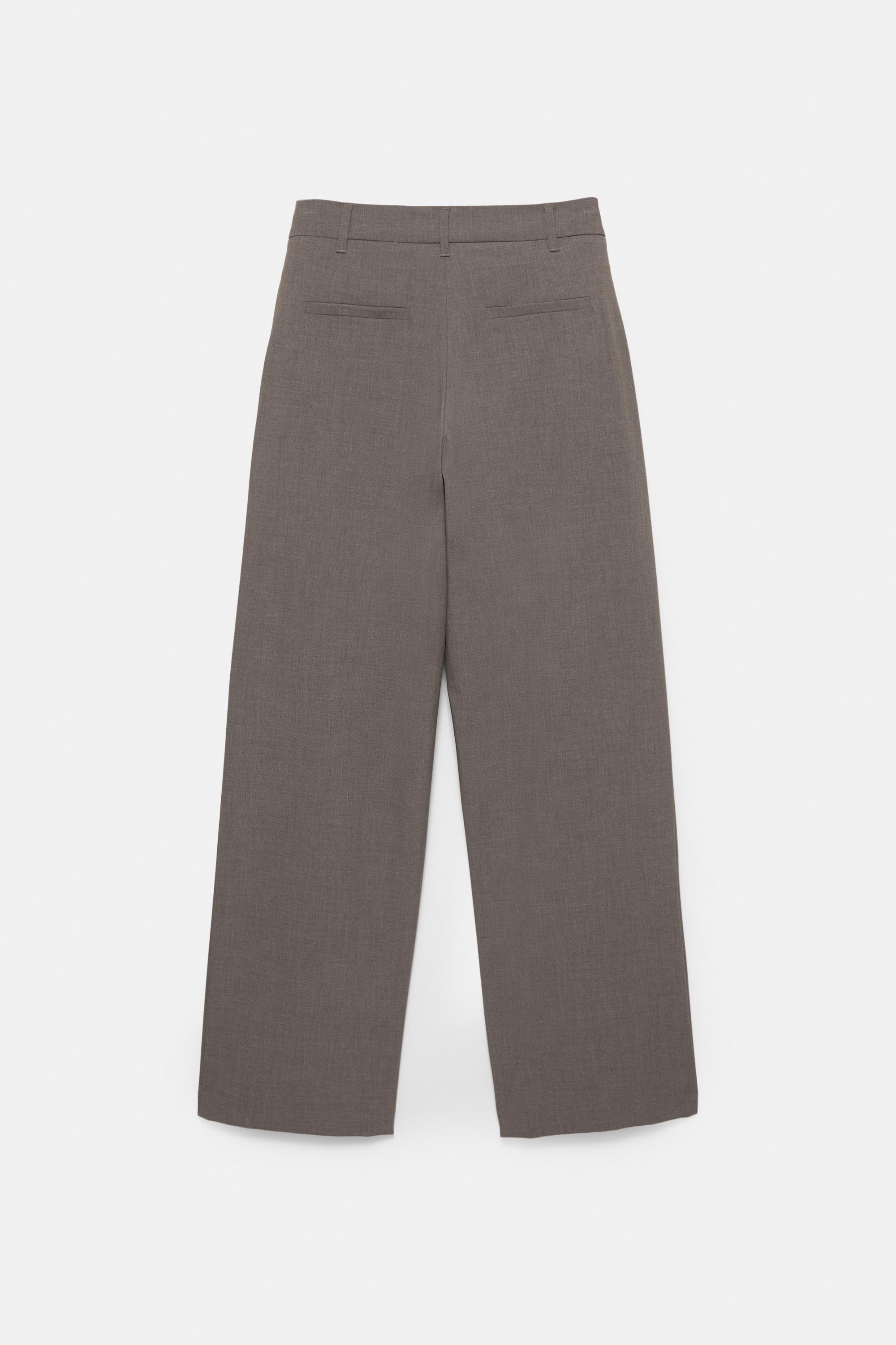 Darted smart trousers — Taupe