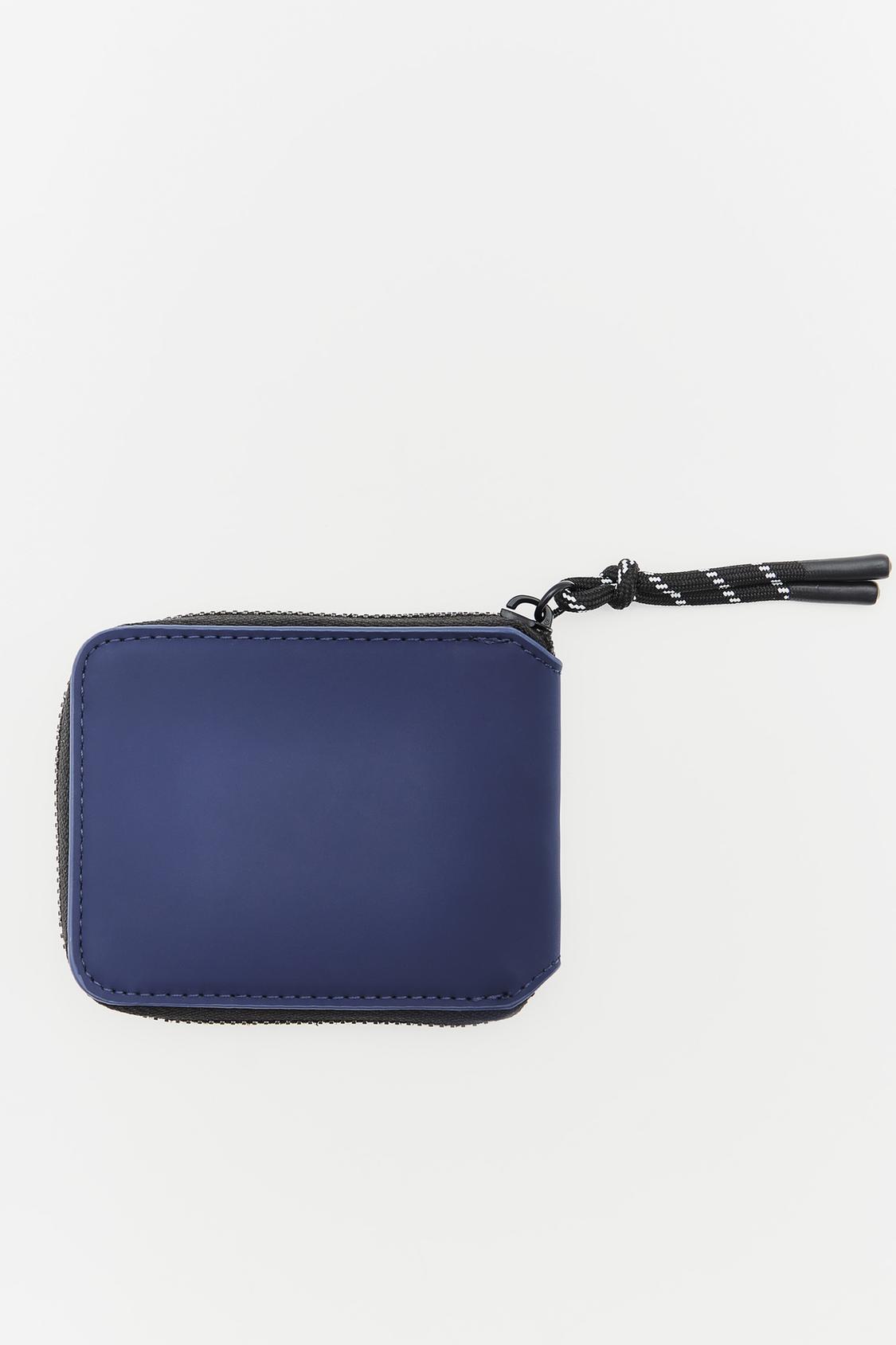 Rubberized wallet with zipper - pull&bear 
