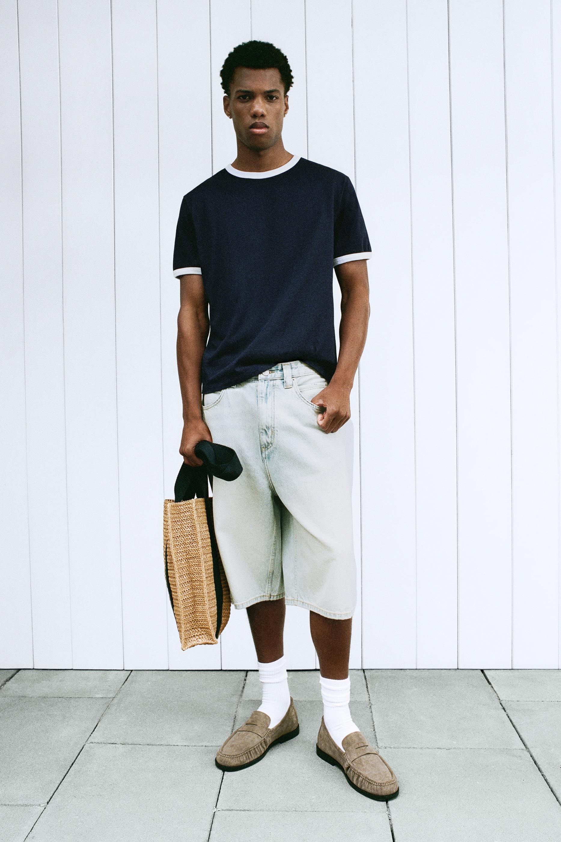 Gathered leather loafers — Brown