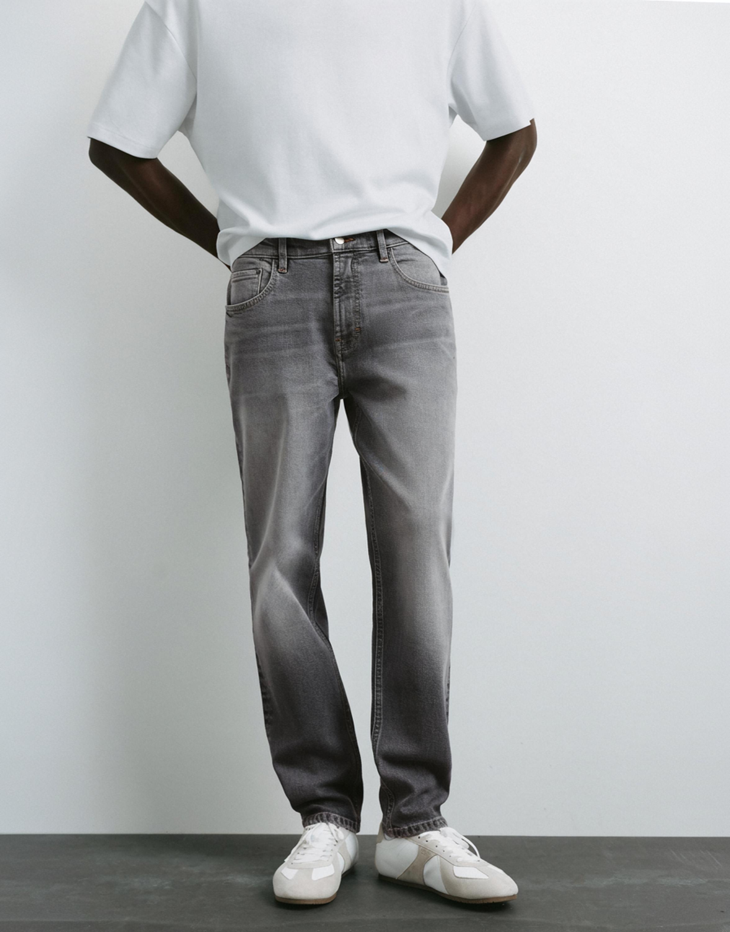 Slim fit jeans — Dark grey