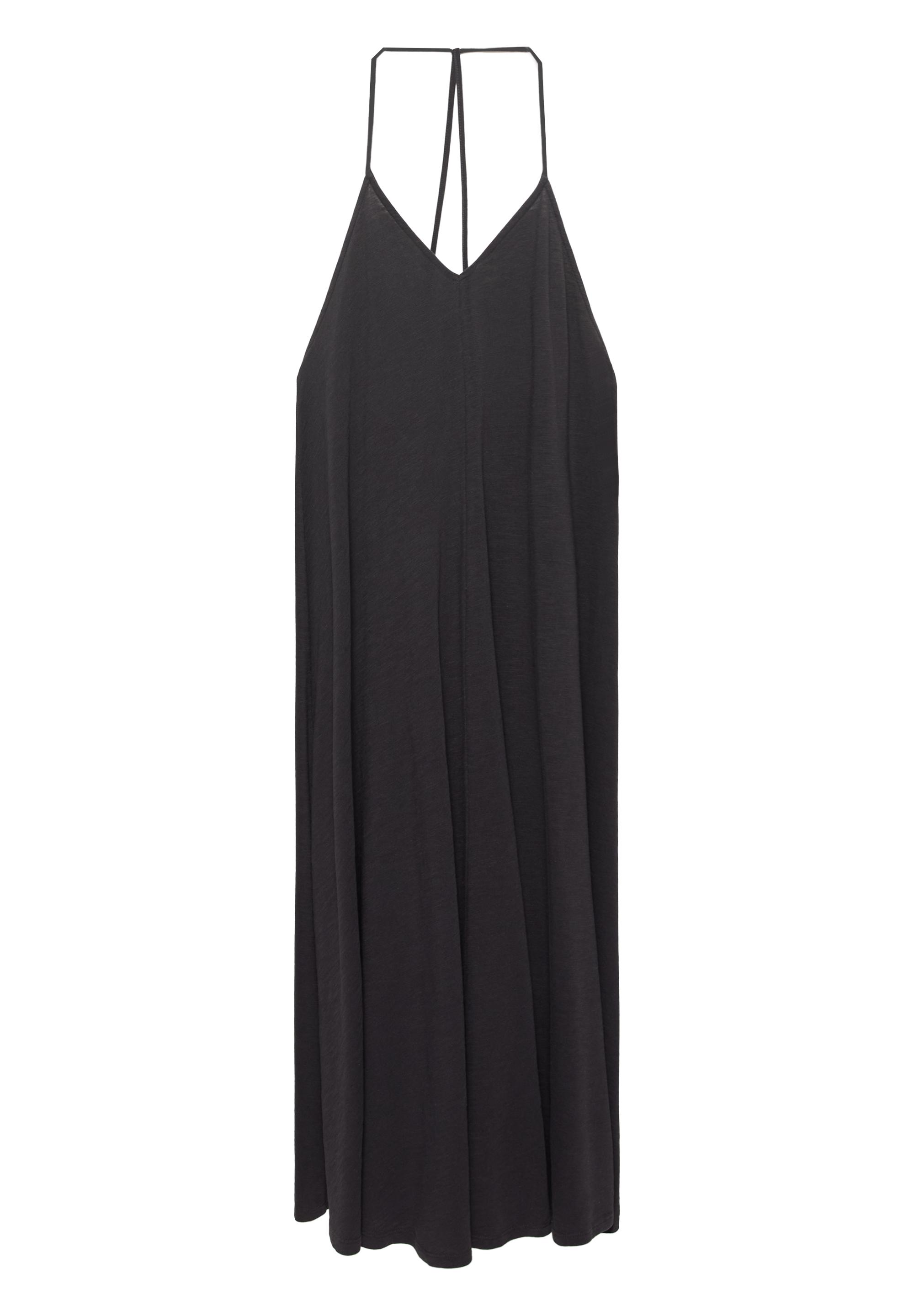 Strappy back midi dress — Anthracite grey