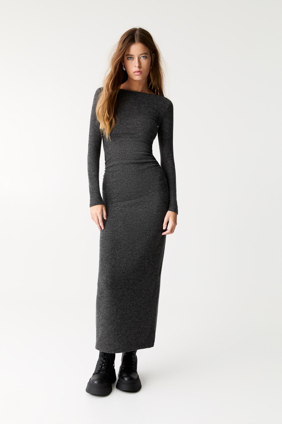 Wallapop Sudaderas Mujer Massimo Dutti Jersey Gris Massimo Dutti