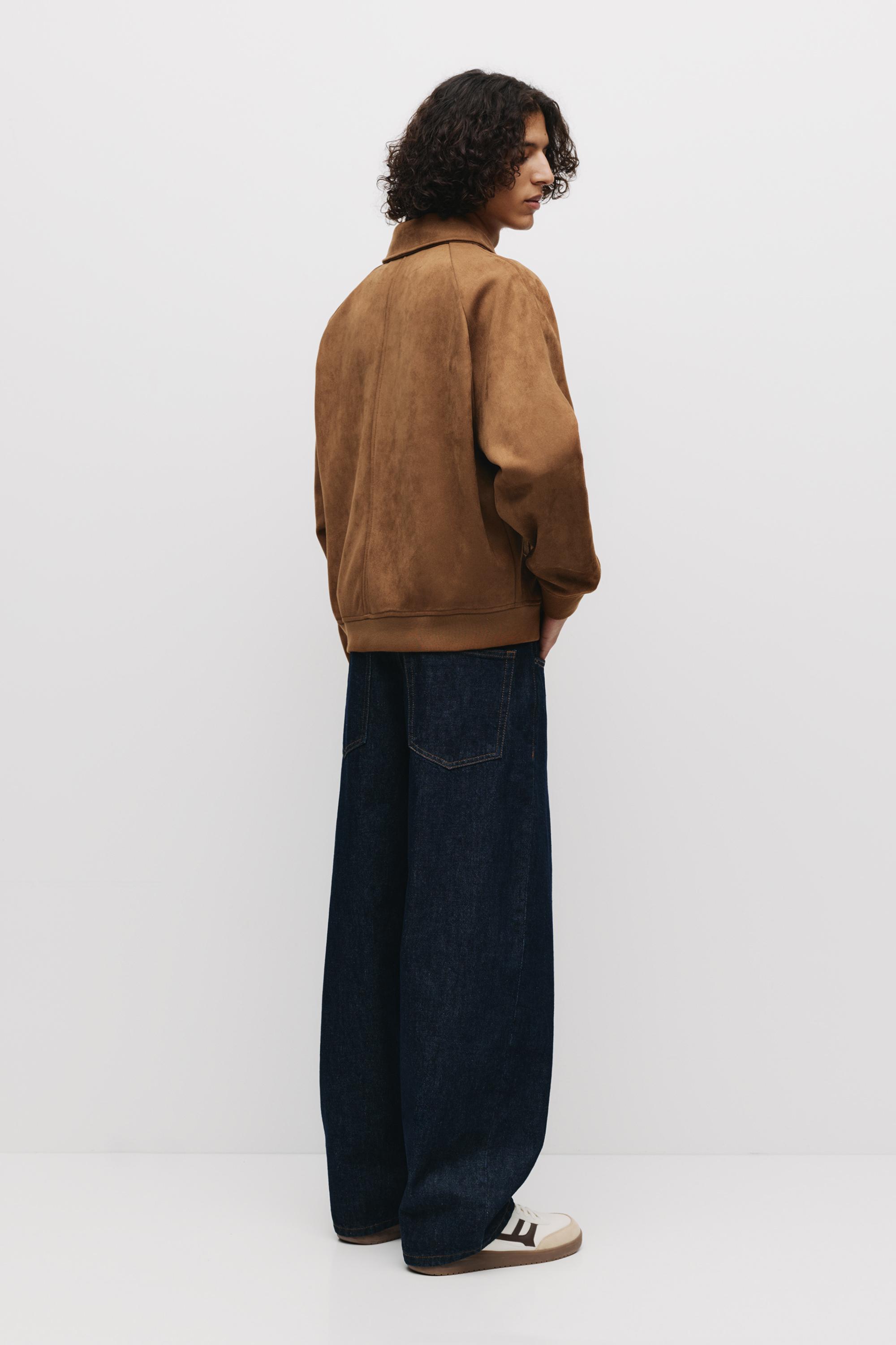 Suni süet ceket - Görsel 16