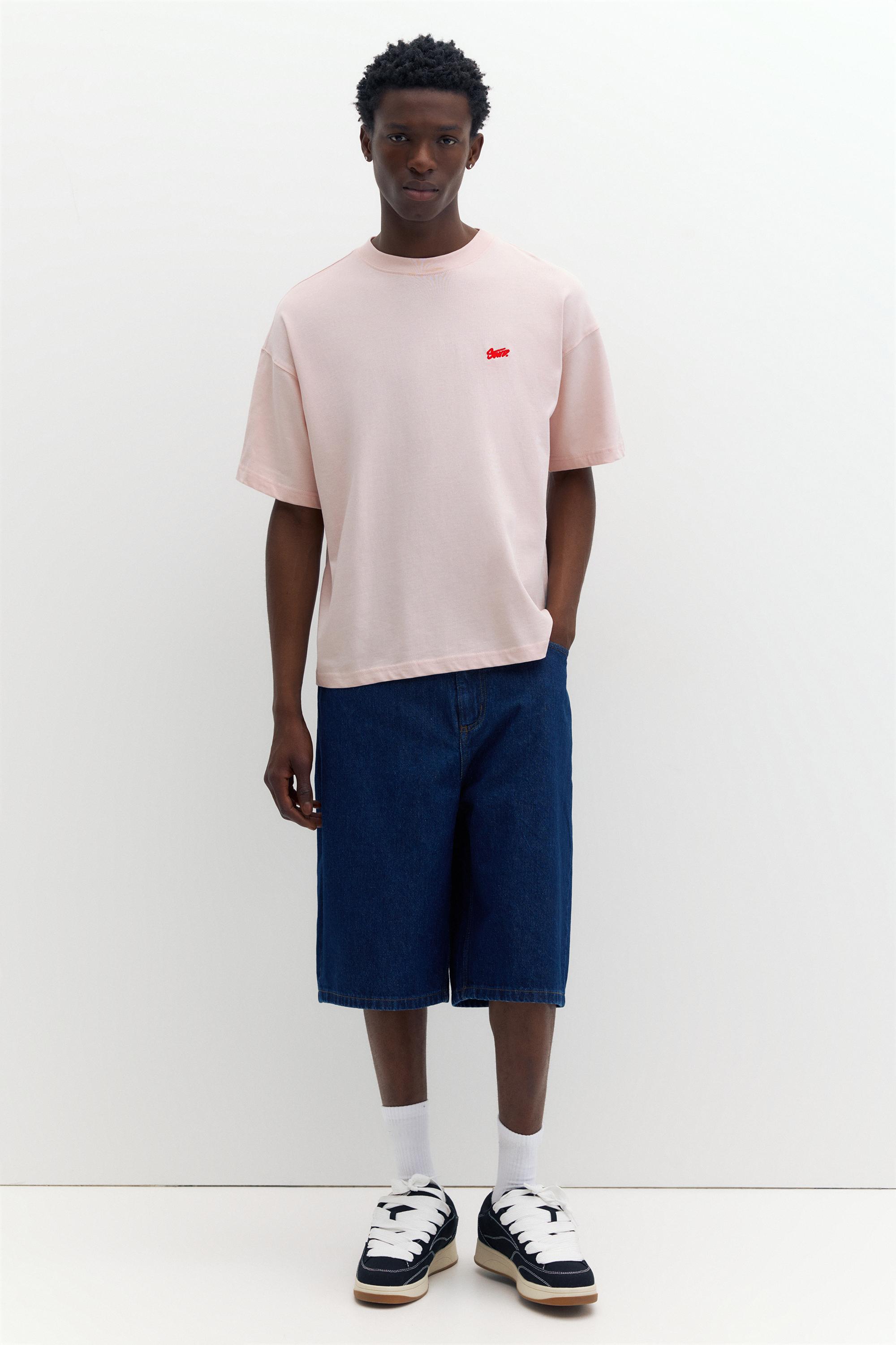 STWD logolu salaş t-shirt - Görsel 6