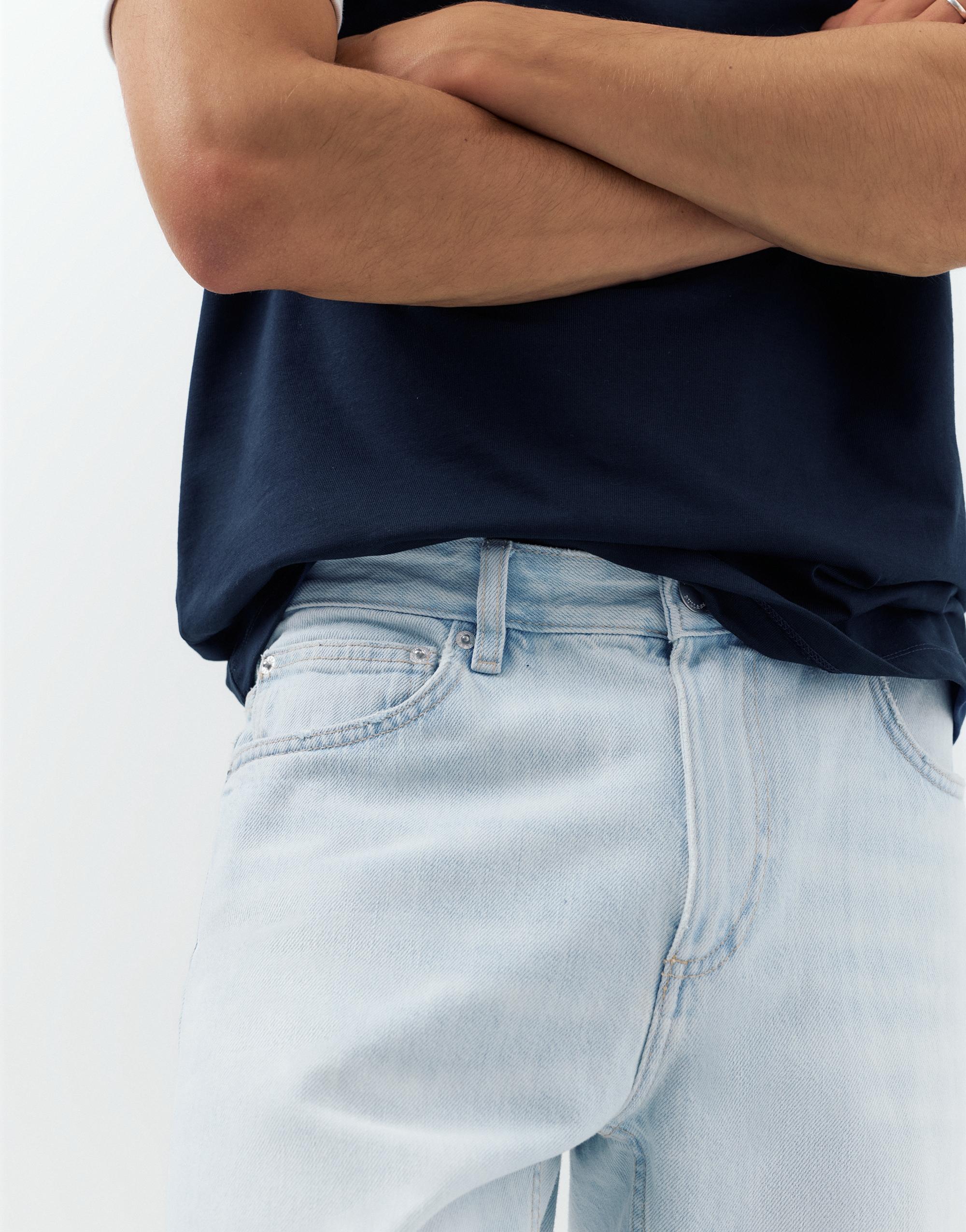Straight-leg jeans — Pale indigo
