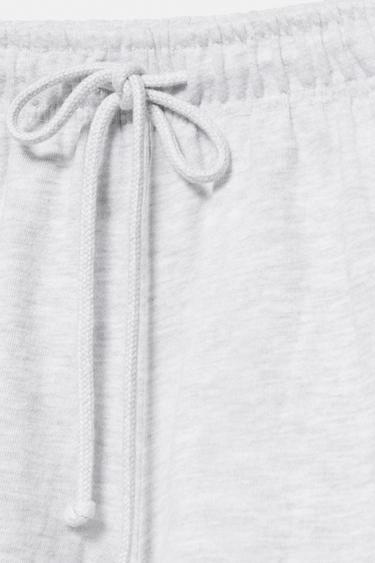 Sports shorts with elastic waist — Grey marl 8