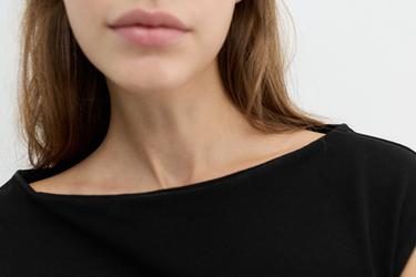 Boat neck bodysuit — Black 5