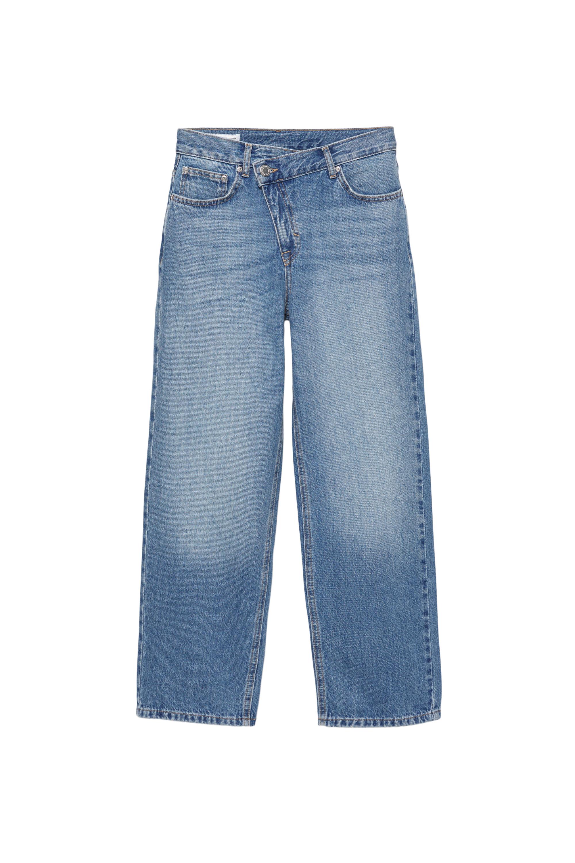 Pull&Bear Çapraz bel straight fit jean görsel 3