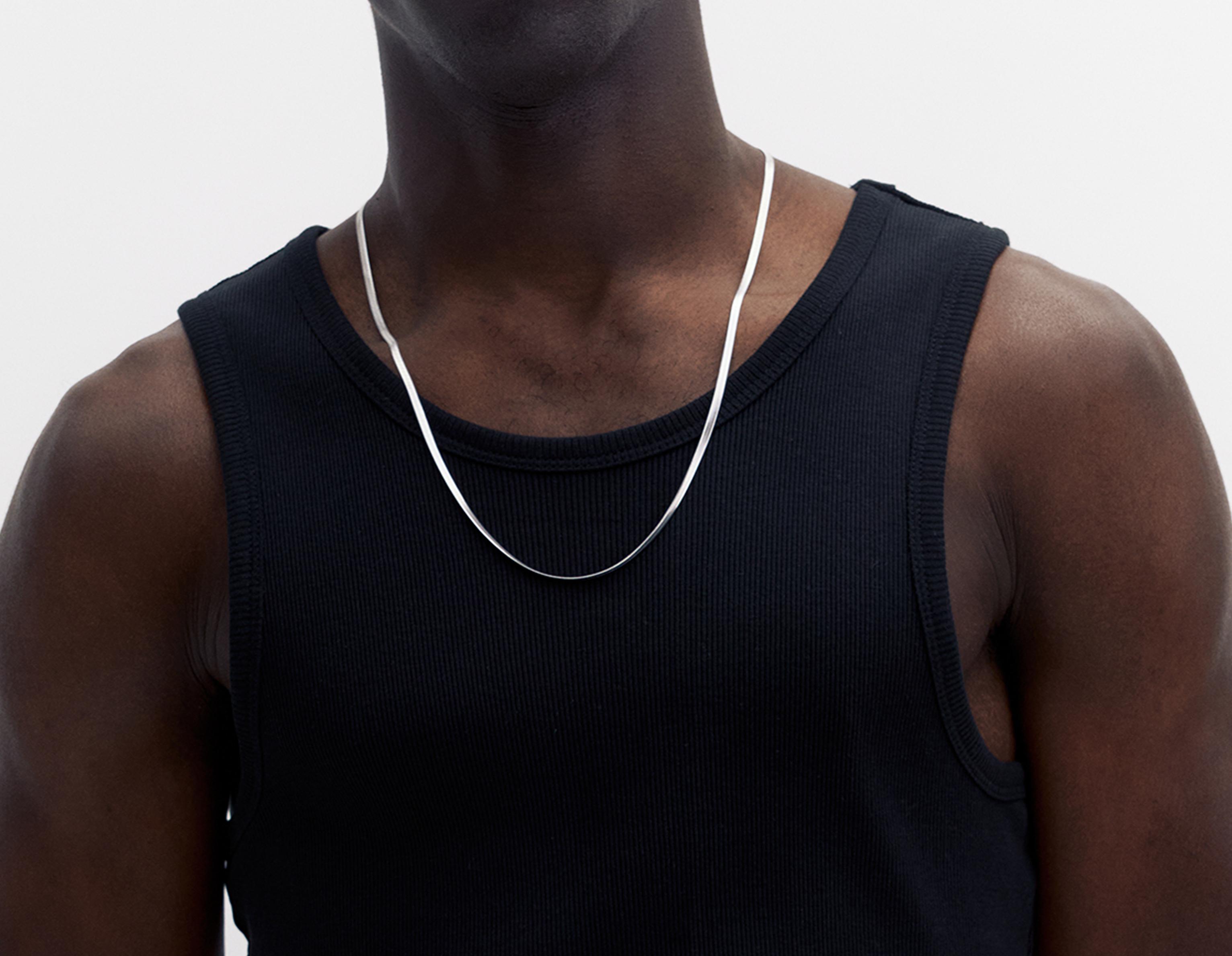 Ribbed tank top — Black