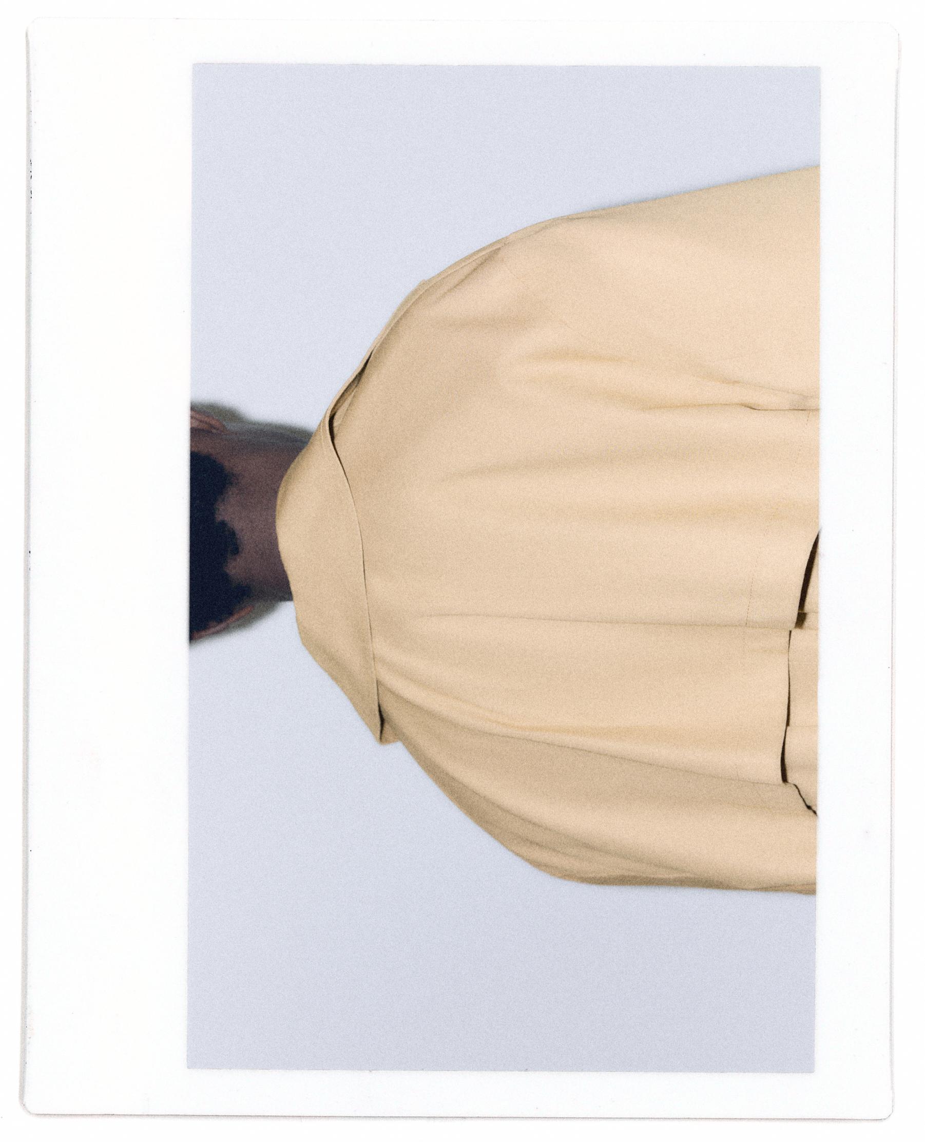 Long belted trench coat — Sand